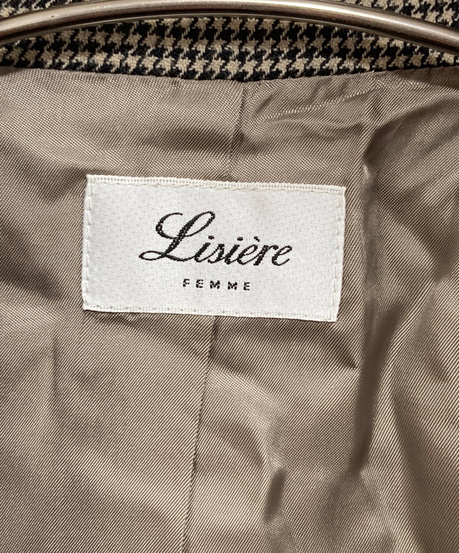 中古・古着通販】L'appartement (アパルトモン) Houndstooth W Jacket