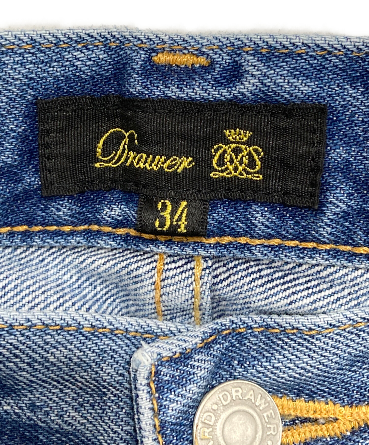 中古・古着通販】DRAWER (ドゥロワー) ブリーチ5ポケットデニムパンツ
