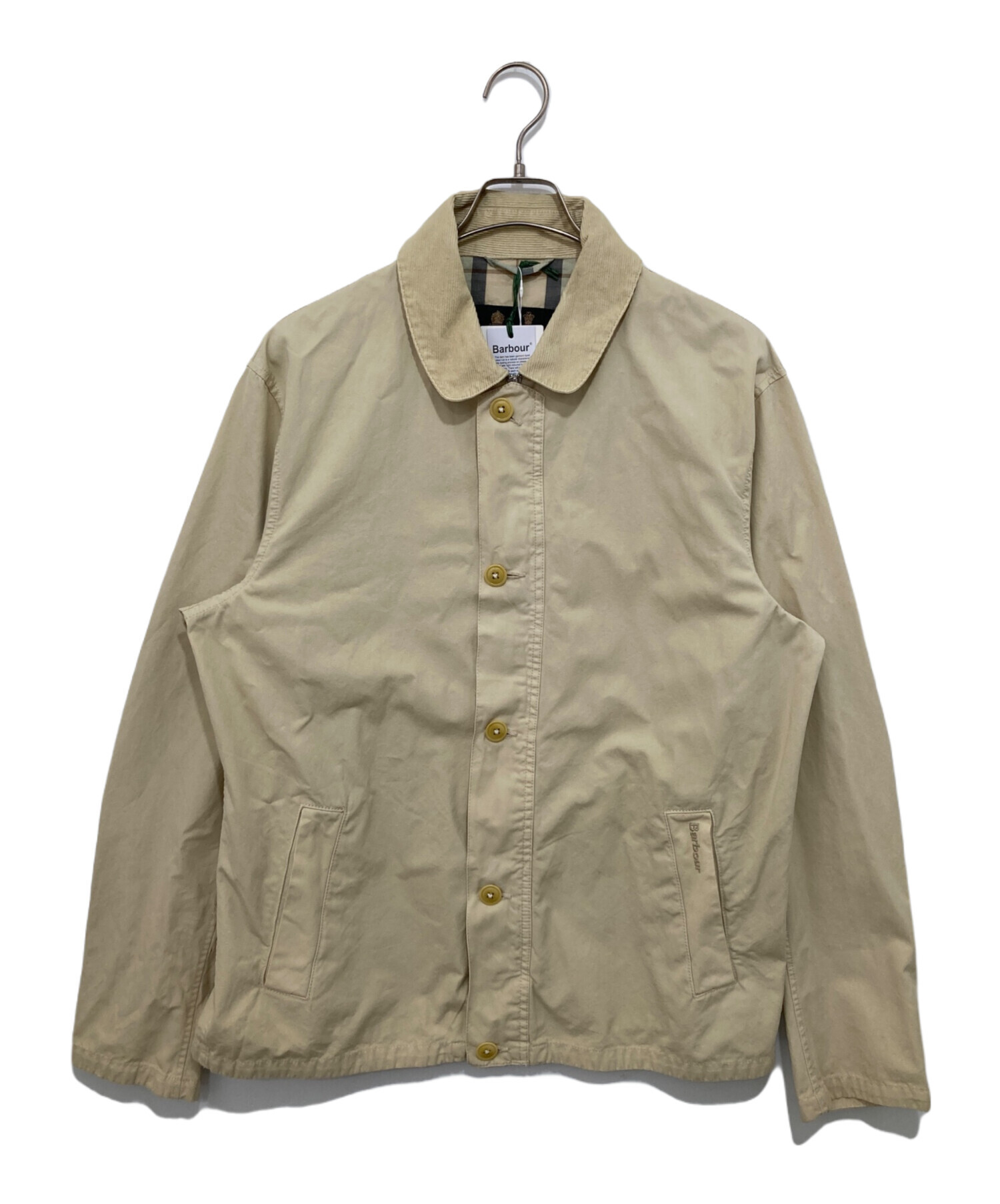 Barbour バブアー ワークシャツジャケット カバーオール 古着 中古・古着通販】Barbour (バブアー) コットンワークジャケット