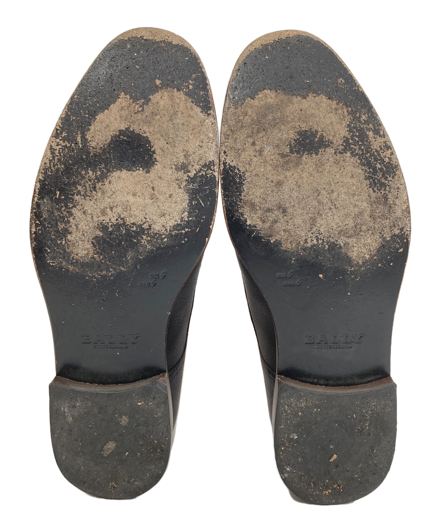 中古・古着通販】BALLY (バリー) レザーダービーシューズ ブラック