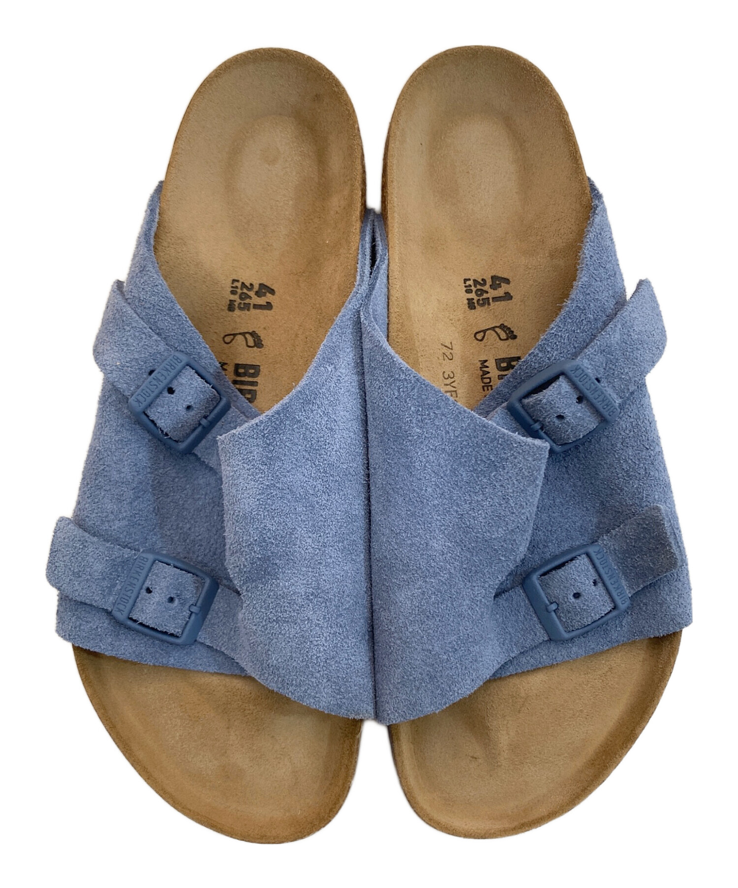 BIRKENSTOCK ビルケンシュトック/スウェードレザーサンダル/ネイビー/チューリッヒ/Bランク/88【中古】 中古・古着通販】BIRKENSTOCK (ビルケンシュトック) zurich