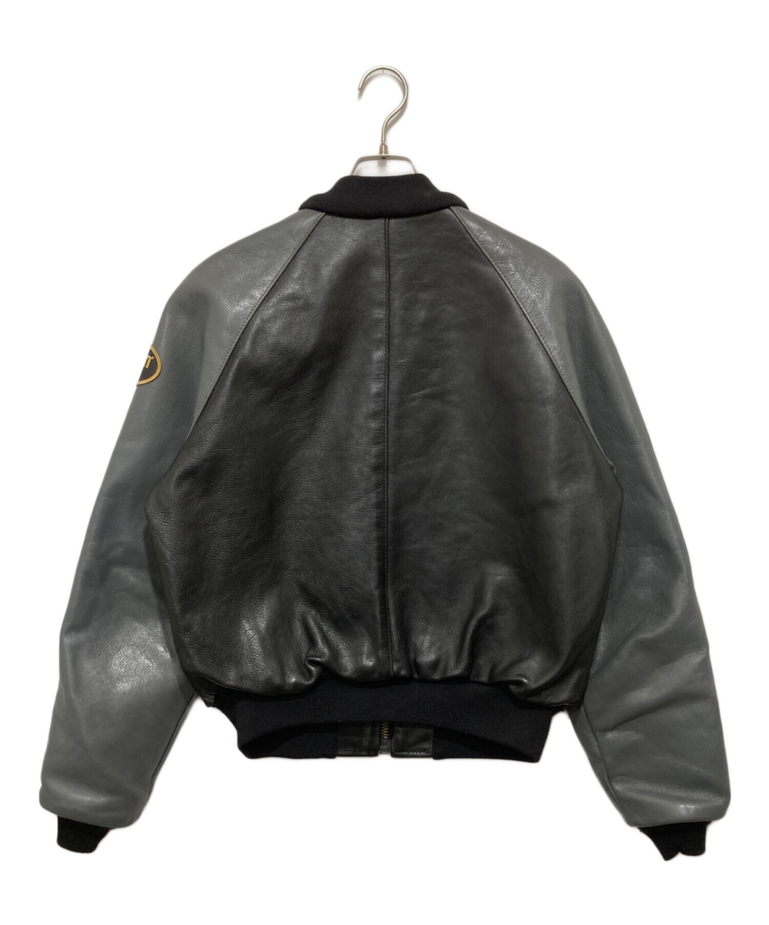 中古・古着通販】VANSON (バンソン) TJVレザージャケット ブラック