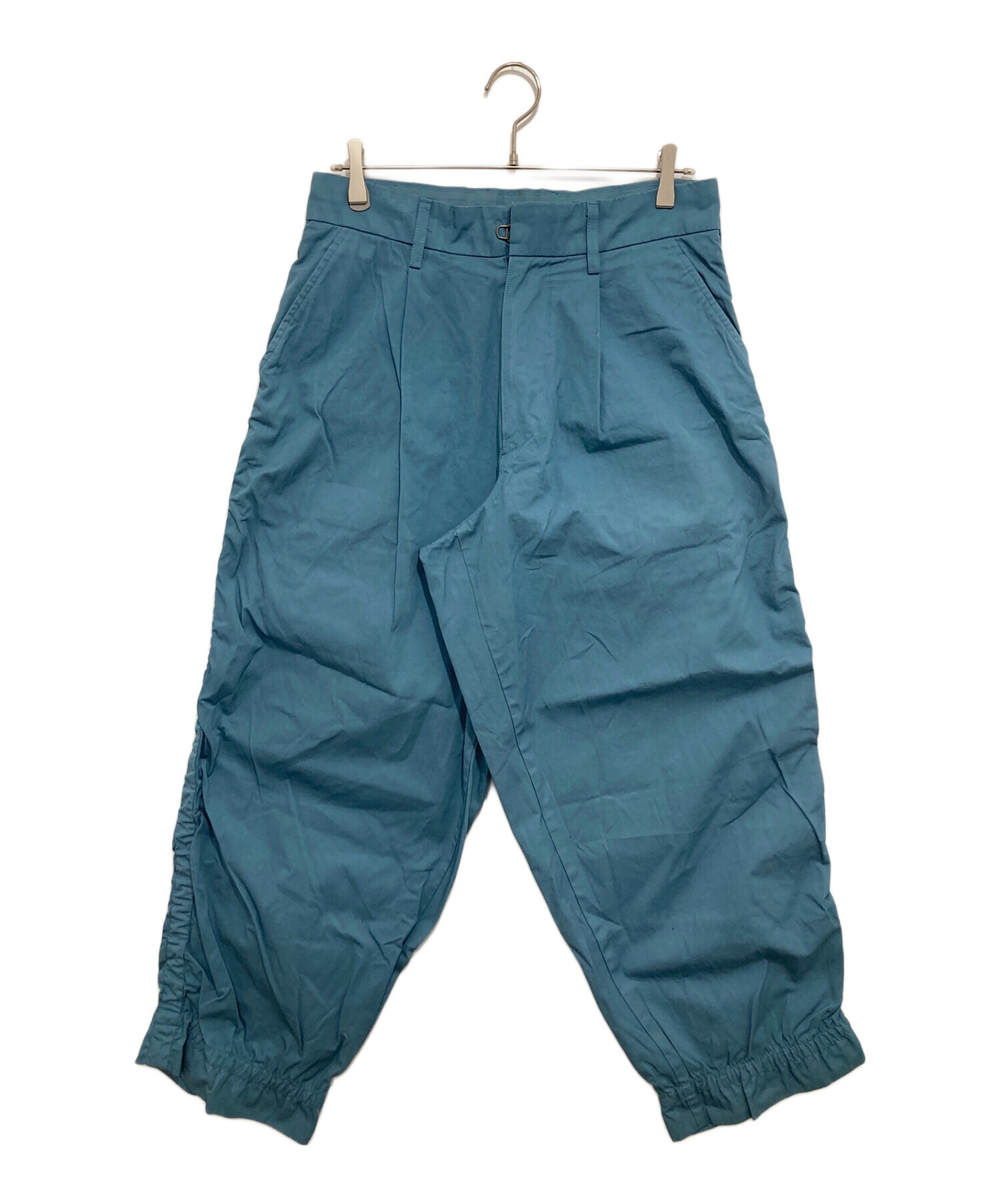 21SS kolor パッカリング ワイドパンツ 中古・古着通販】KOLOR (カラー) パッカリングパンツ グリーン サイズ