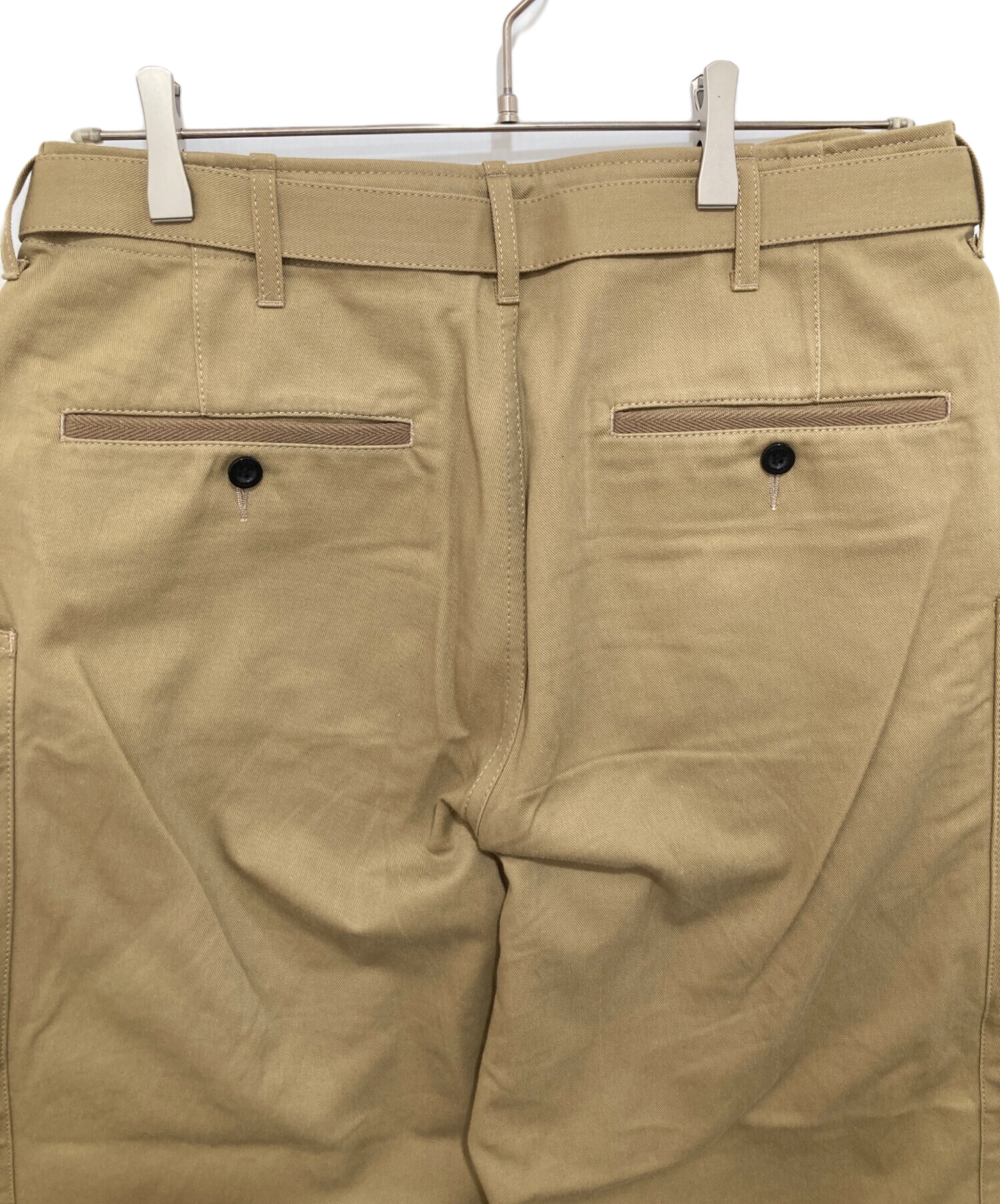 中古・古着通販】sacai (サカイ) Cotton Chino Pants ベージュ サイズ