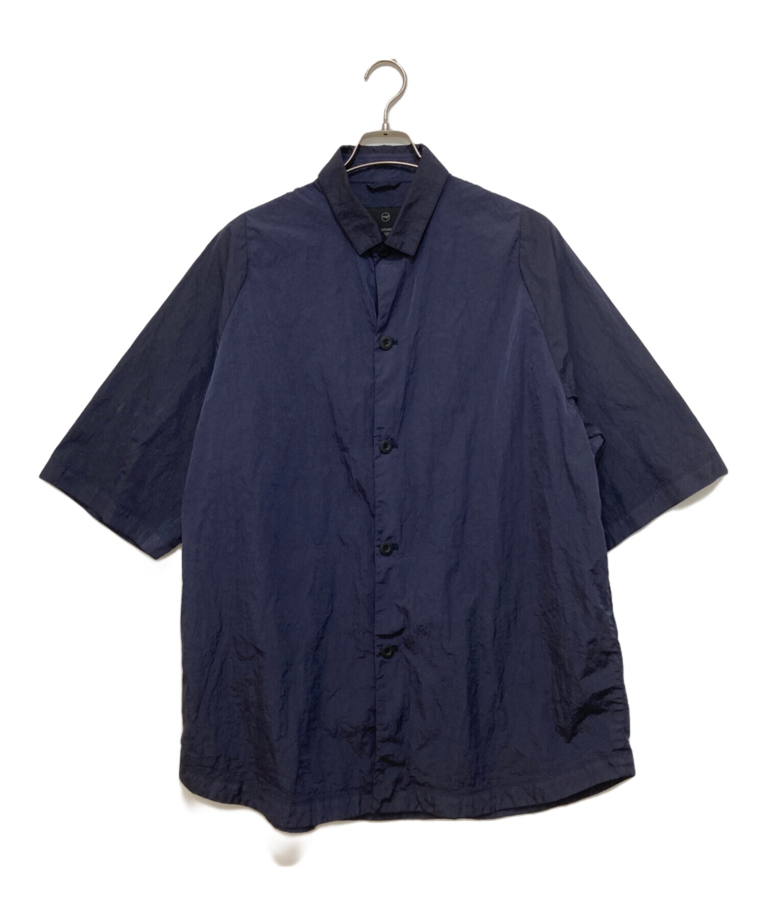 TEATORA CARTRIDGE SHIRT S/S　テアトラ　3 ネイビー 中古・古着通販】teatora (テアトラ) CARTRIDGE SHIRT S/S - DR