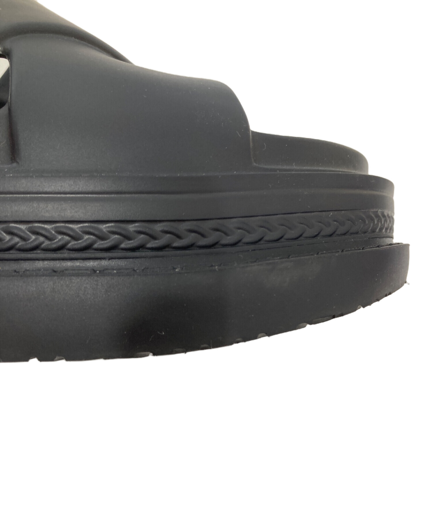 中古・古着通販】sacai (サカイ) FOAM MULTIPLE SOLE SANDALS ブラック