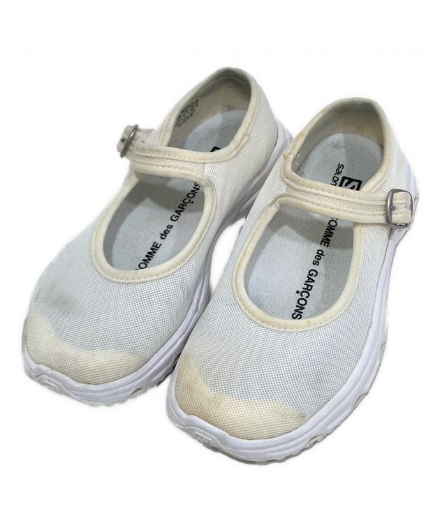 サロモンCOMME des GARÇONS メリージェーンスニーカー23c 白 中古・古着通販】COMME des GARCONS (コムデギャルソン) SALOMON