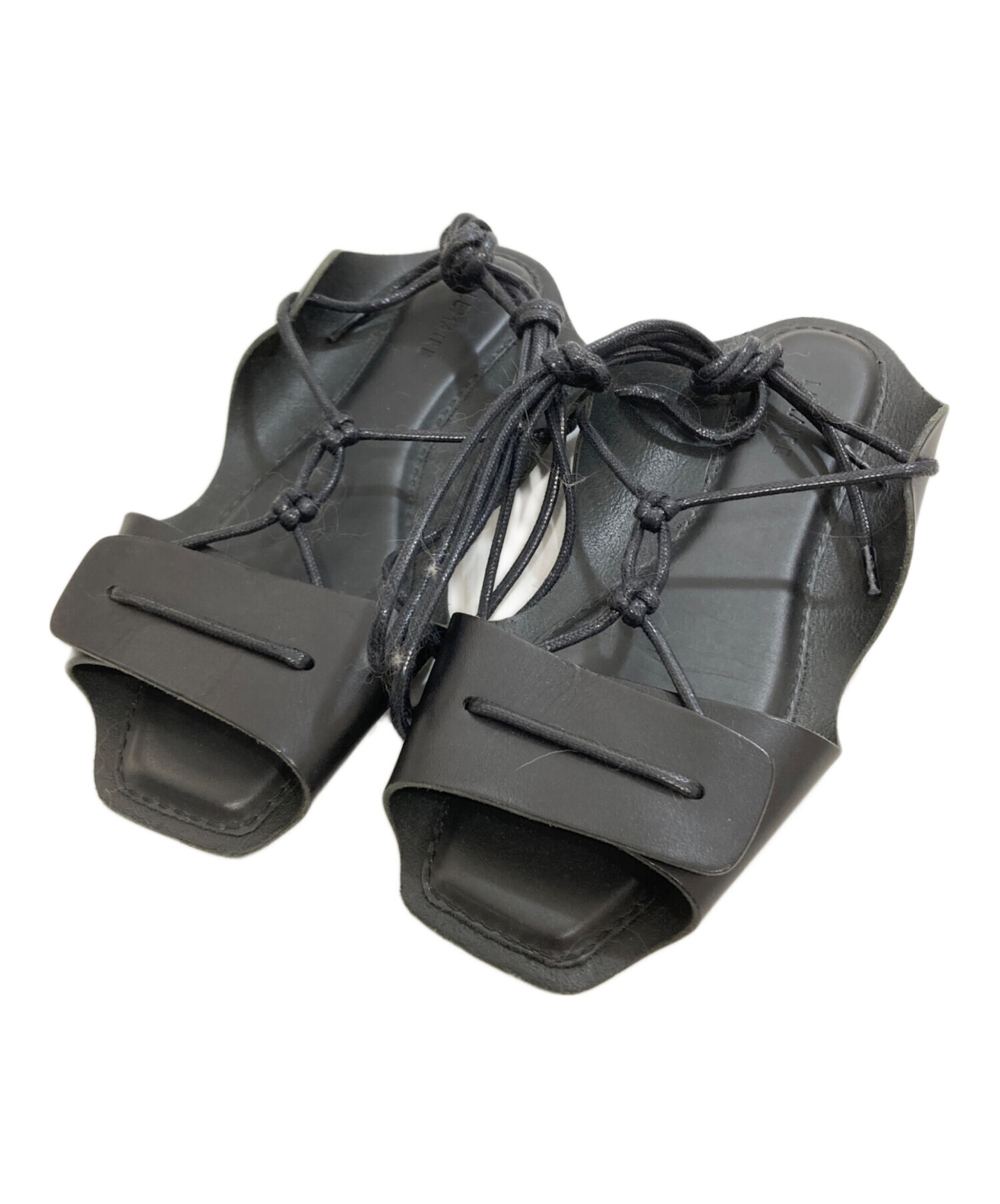 中古・古着通販】LEMAIRE (ルメール) FLAT OPANCA SANDALS ブラック