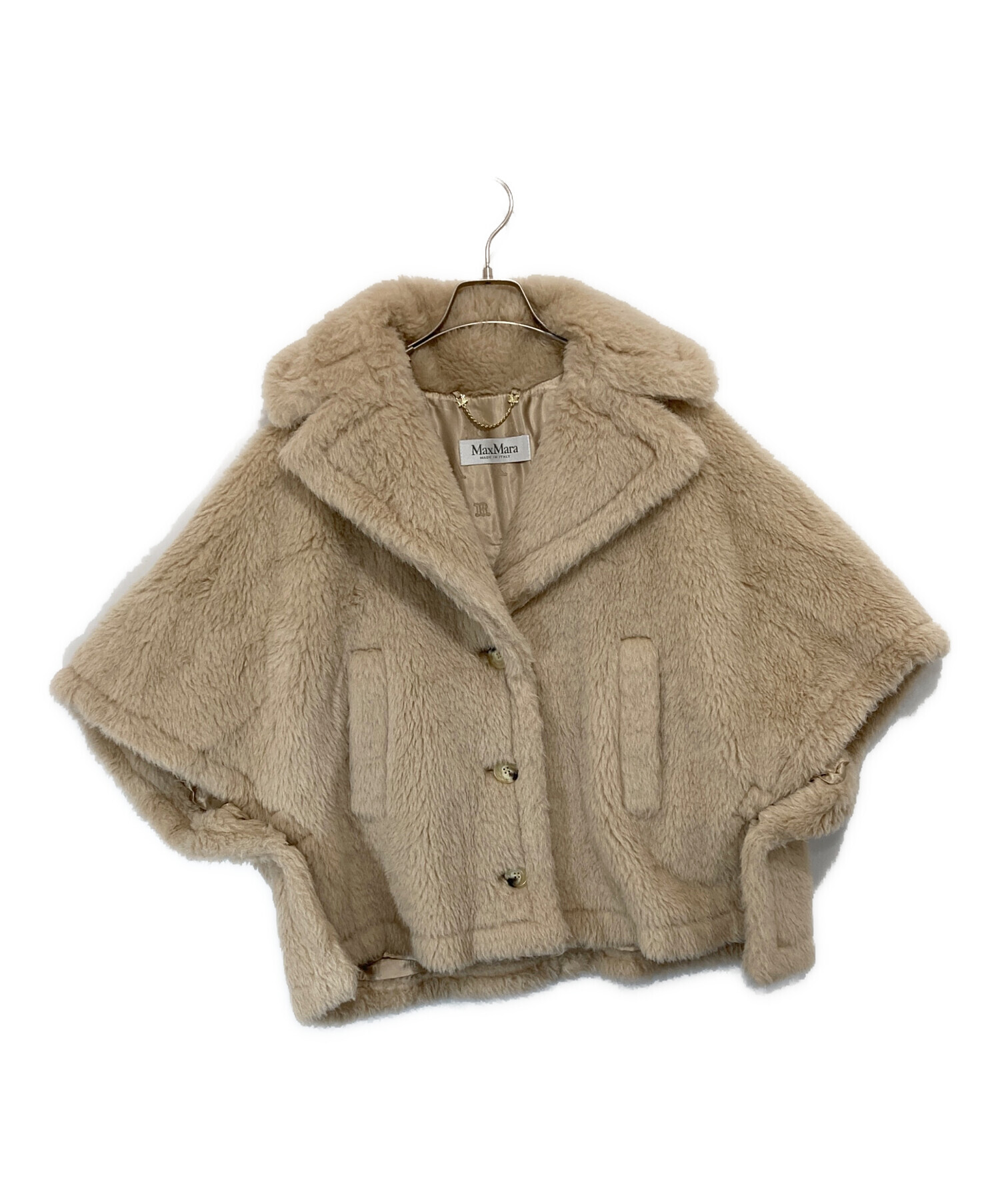 中古・古着通販】MaxMara (マックスマーラ) テディベア ケープ コート