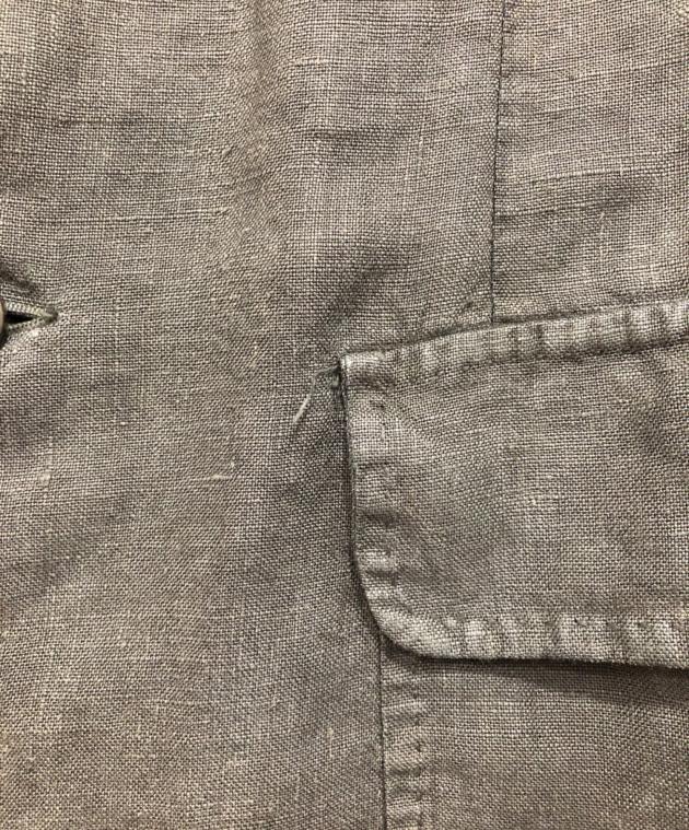 中古・古着通販】ETRO (エトロ) リネンジャケット カーキ サイズ:S