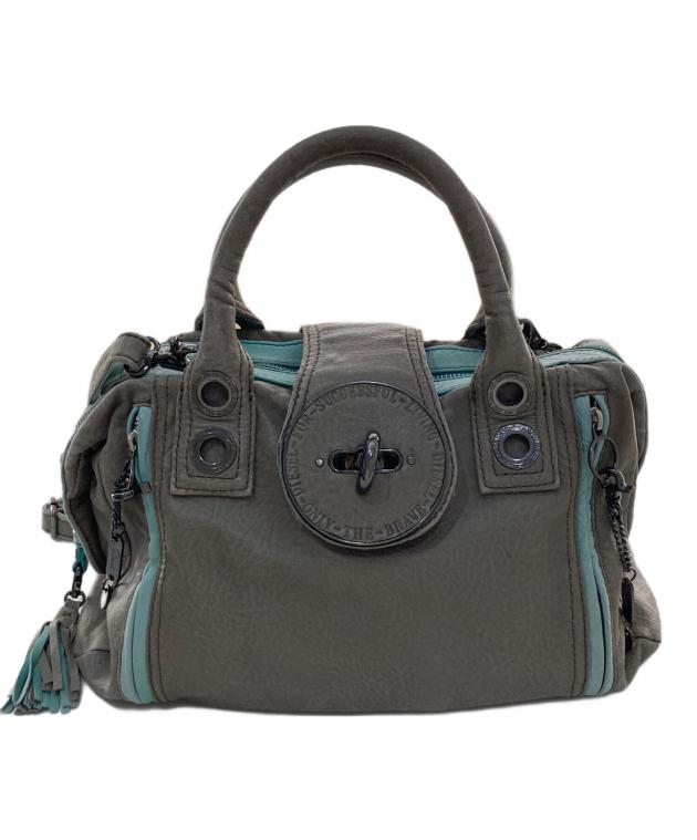 中古・古着通販】DIESEL (ディーゼル) レザーバッグ カーキ｜ブランド 
