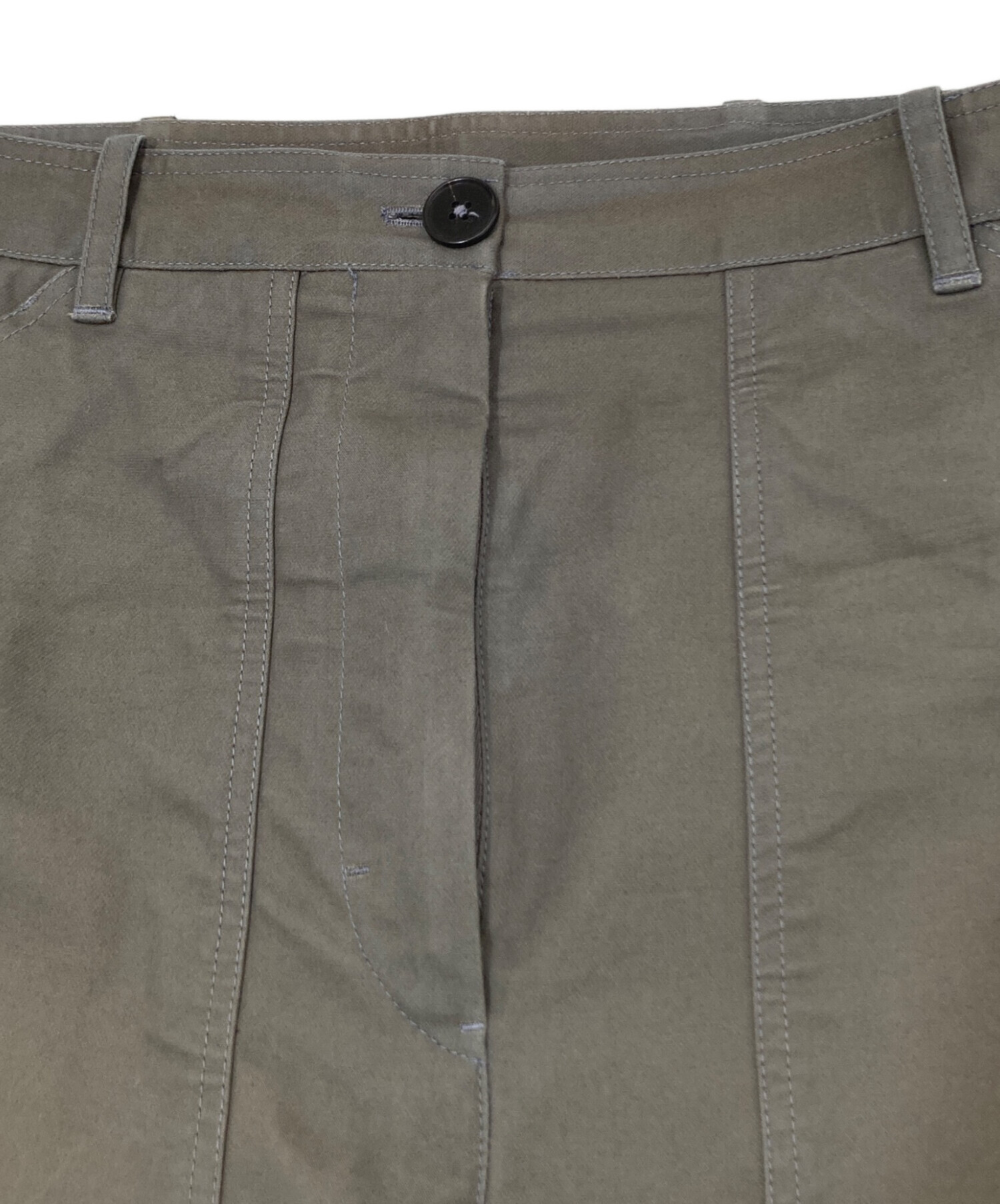 中古・古着通販】JIL SANDER (ジルサンダー) ワイドチノパンツ グレー