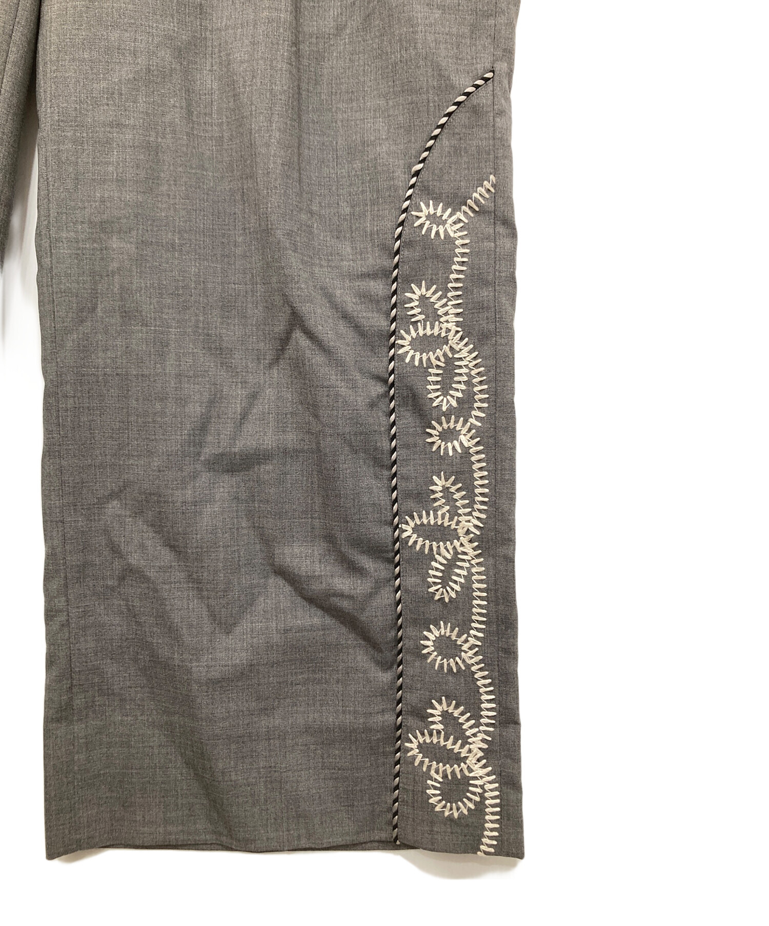 中古・古着通販】DAIRIKU (ダイリク) Embroidery Western Wide Slacks