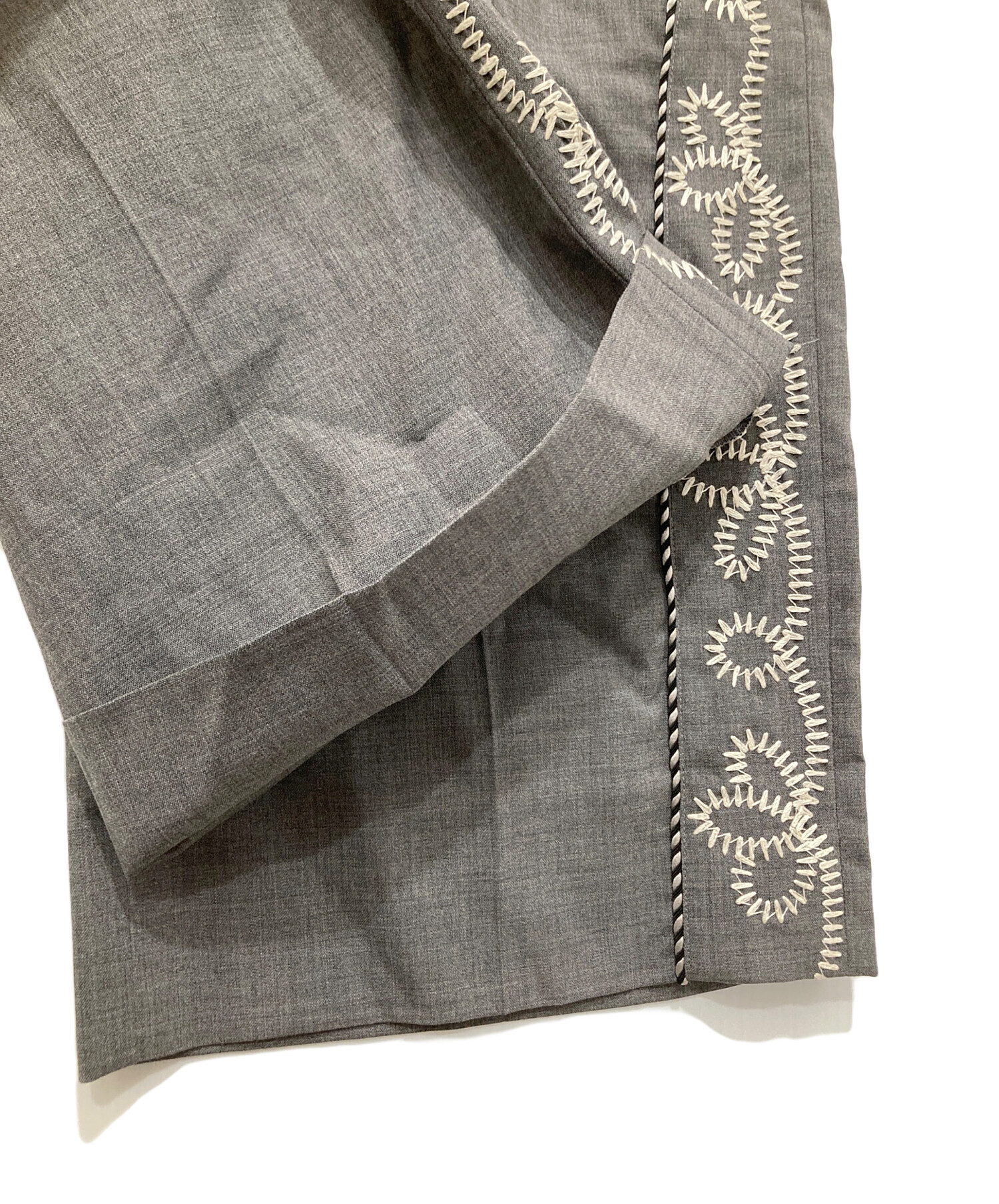 中古・古着通販】DAIRIKU (ダイリク) Embroidery Western Wide Slacks