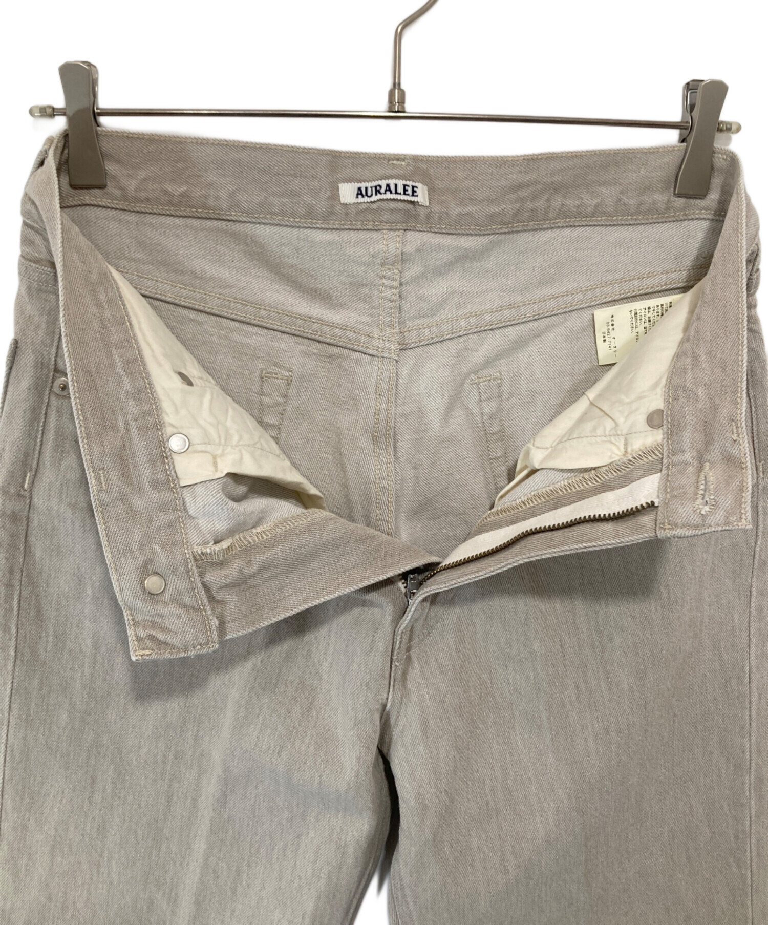中古・古着通販】AURALEE (オーラリー) FADED HARD TWIST BROWN DENIM 