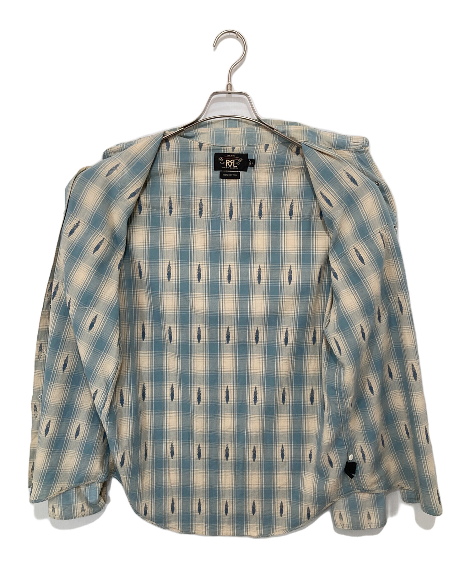 中古・古着通販】RRL (ダブルアールエル) ウエスタンチェックシャツ