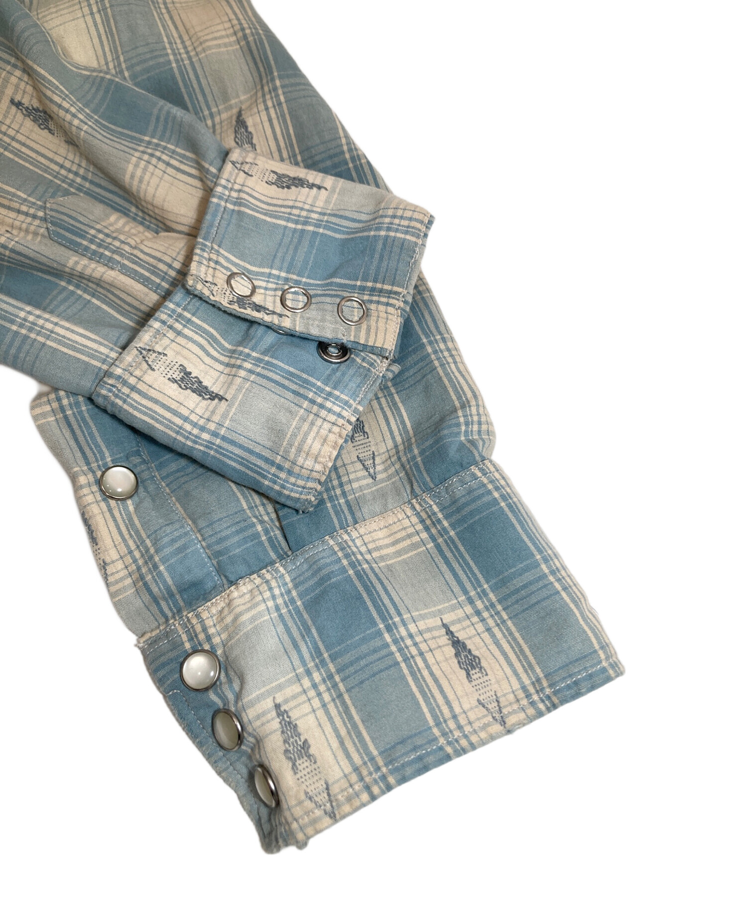 中古・古着通販】RRL (ダブルアールエル) ウエスタンチェックシャツ
