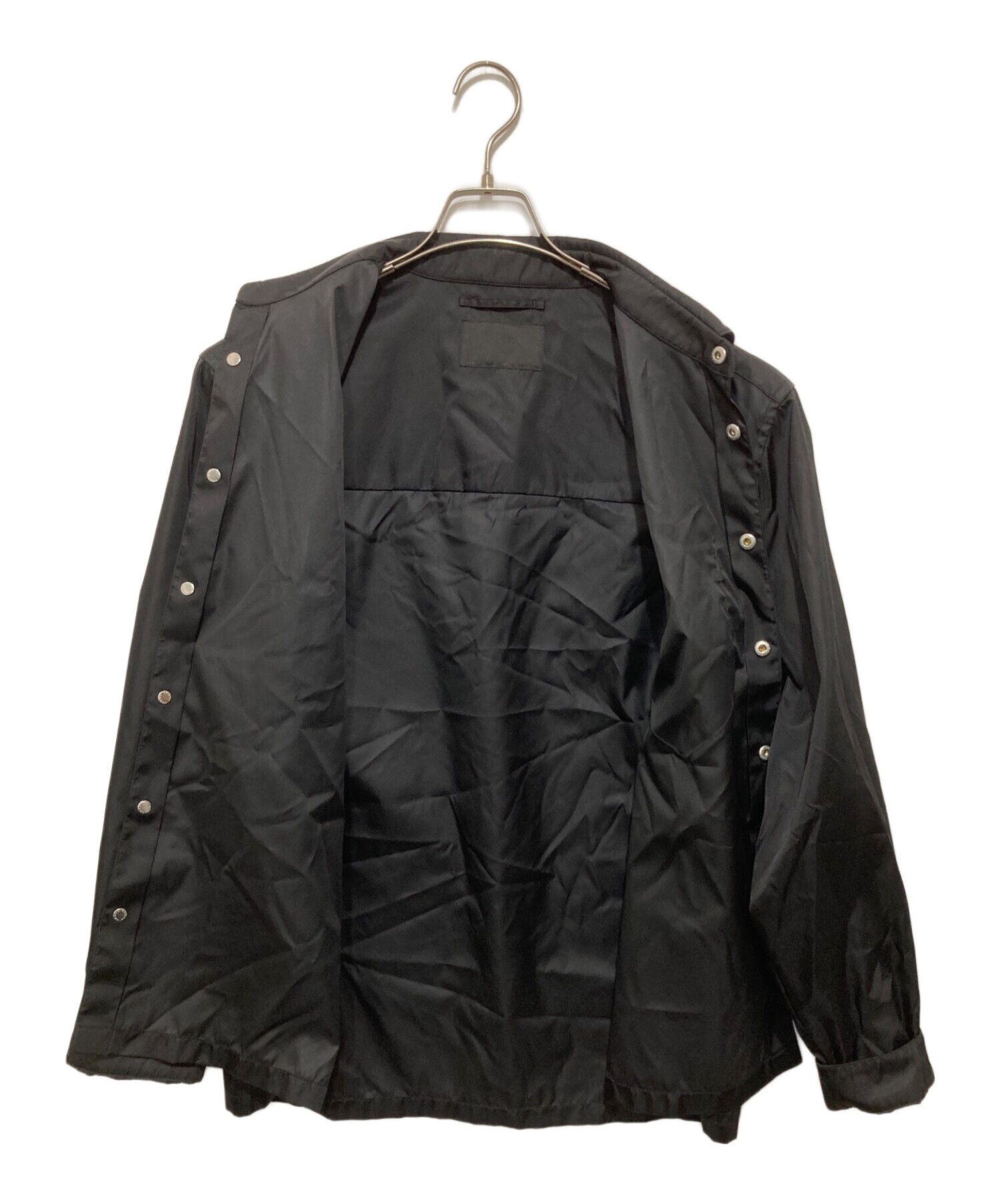中古・古着通販】PRADA (プラダ) トライアングルプレート長袖シャツ