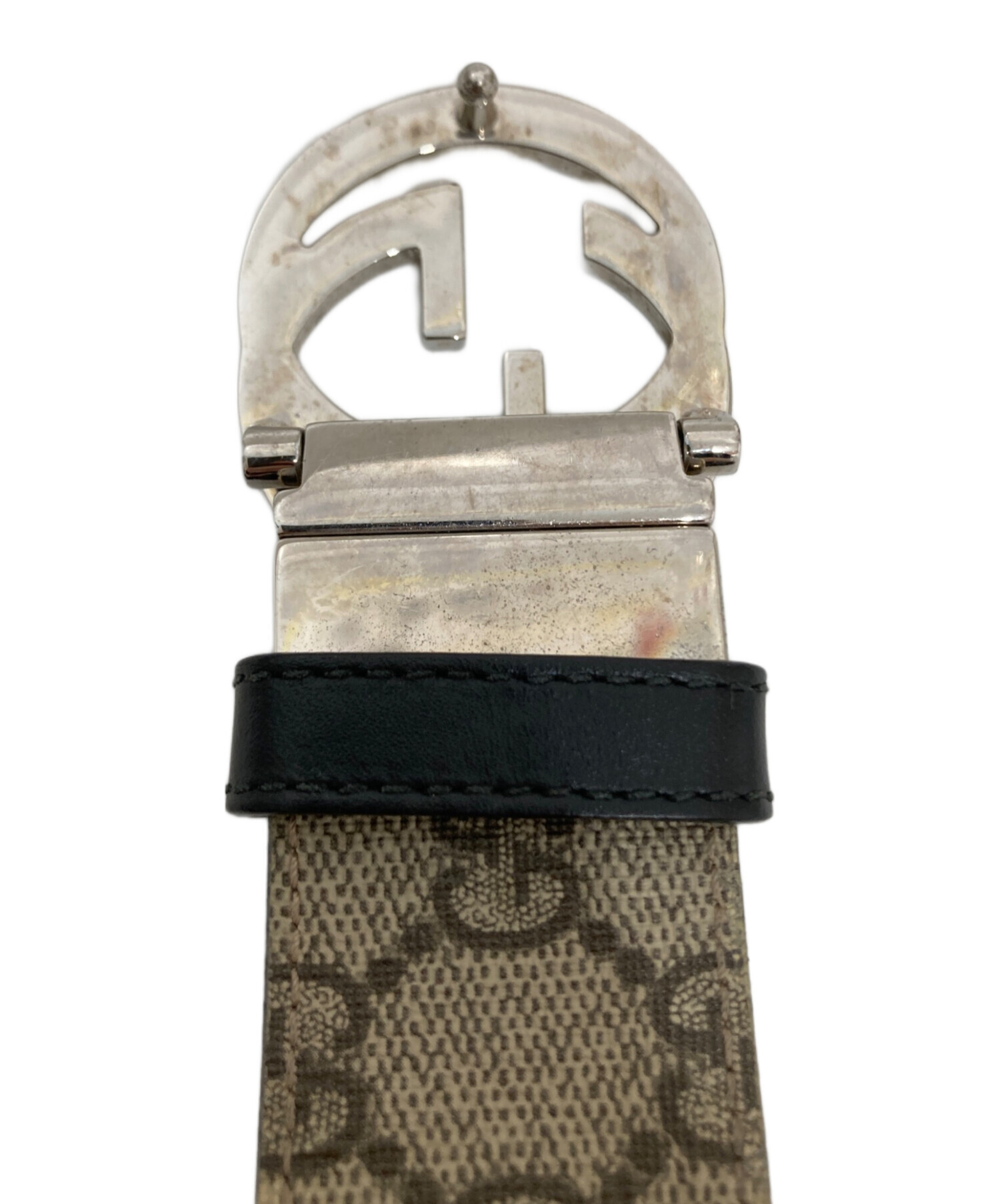 中古・古着通販】GUCCI (グッチ) GGマーモント ベルト 473030 ベージュ