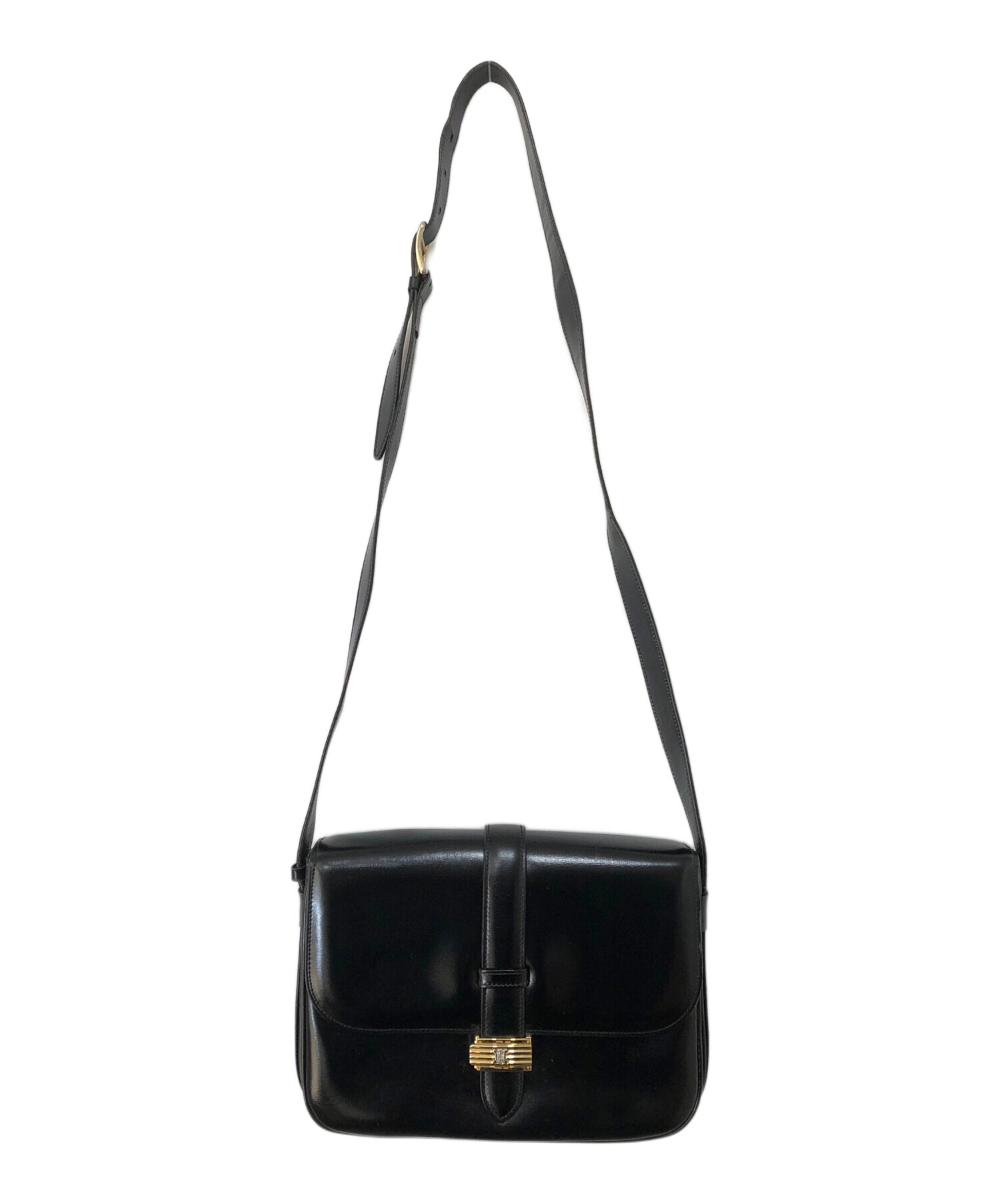 中古・古着通販】CELINE (セリーヌ) ショルダーバッグ ブラック 