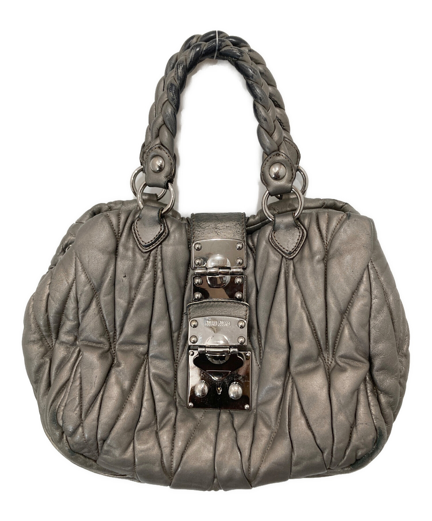 中古・古着通販】MIU MIU (ミュウミュウ) ハンドバッグ マテラッセ 