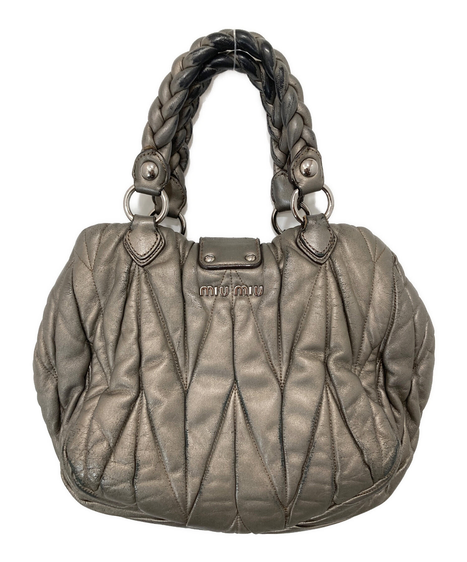 中古・古着通販】MIU MIU (ミュウミュウ) ハンドバッグ マテラッセ 