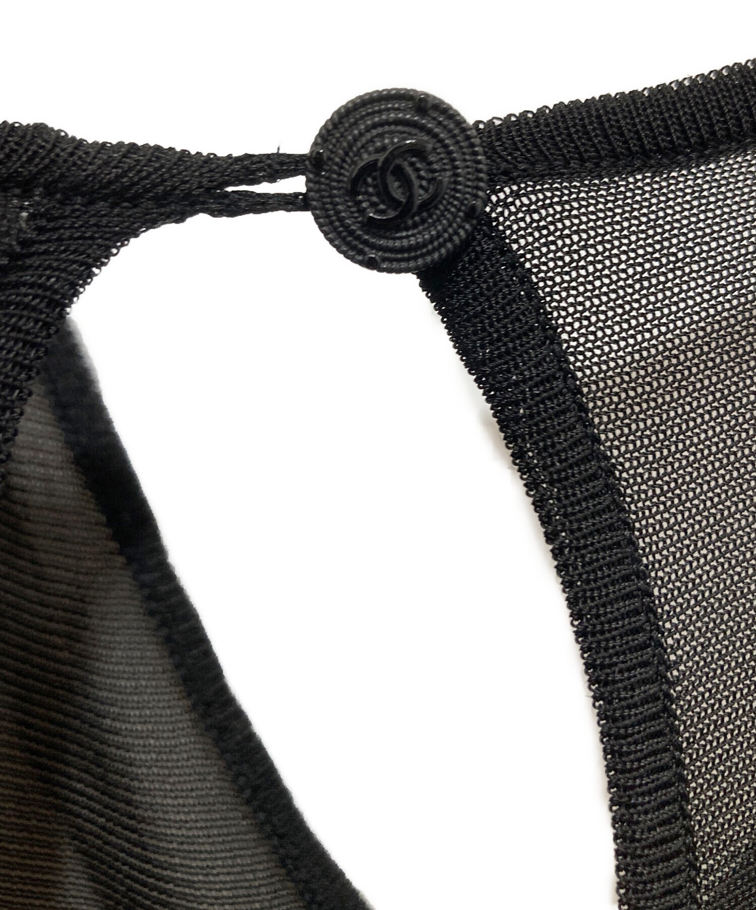 中古・古着通販】CHANEL (シャネル) ココマークボタン ニット プリーツ