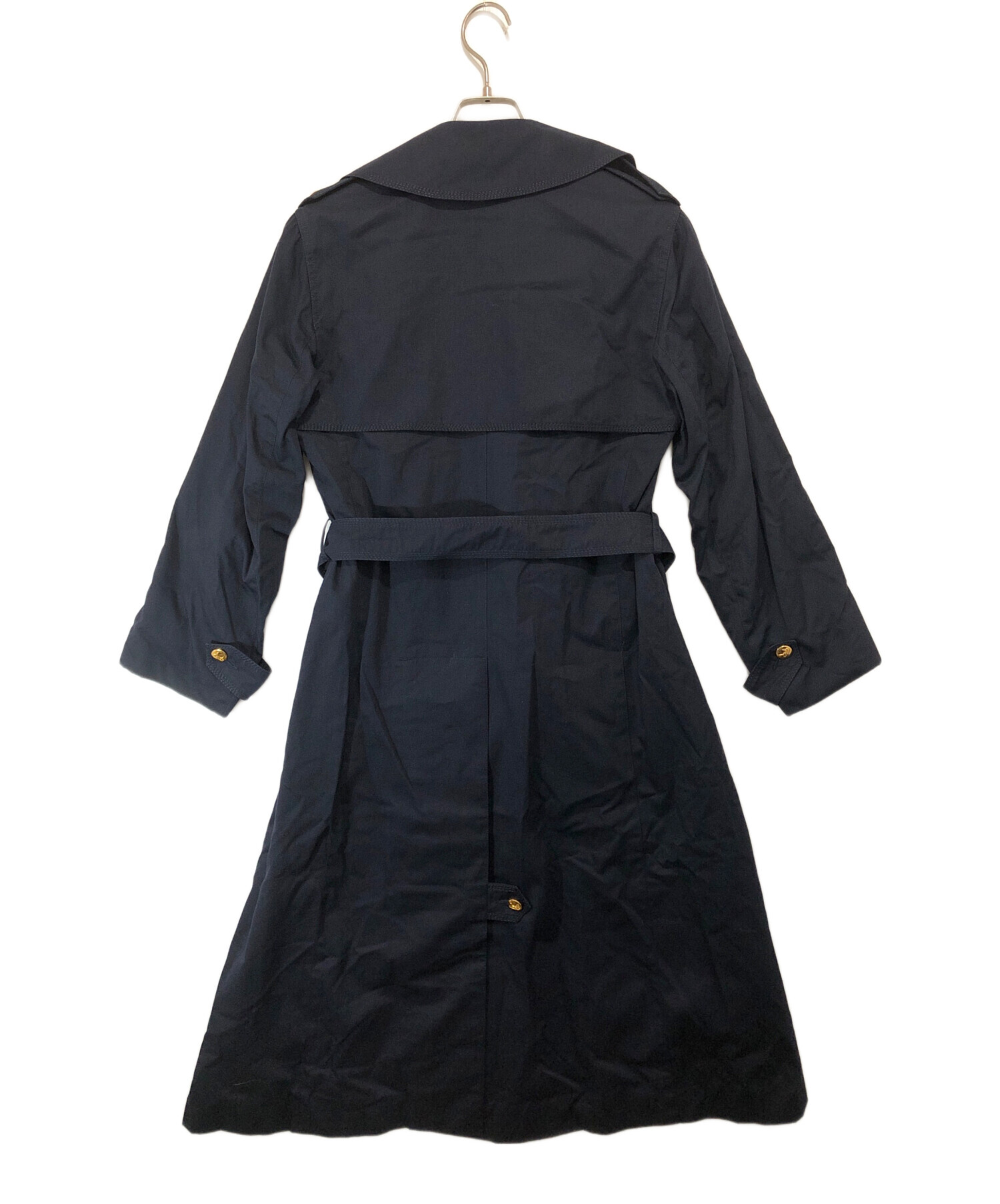中古・古着通販】CELINE (セリーヌ) 金釦トレンチコート ネイビー