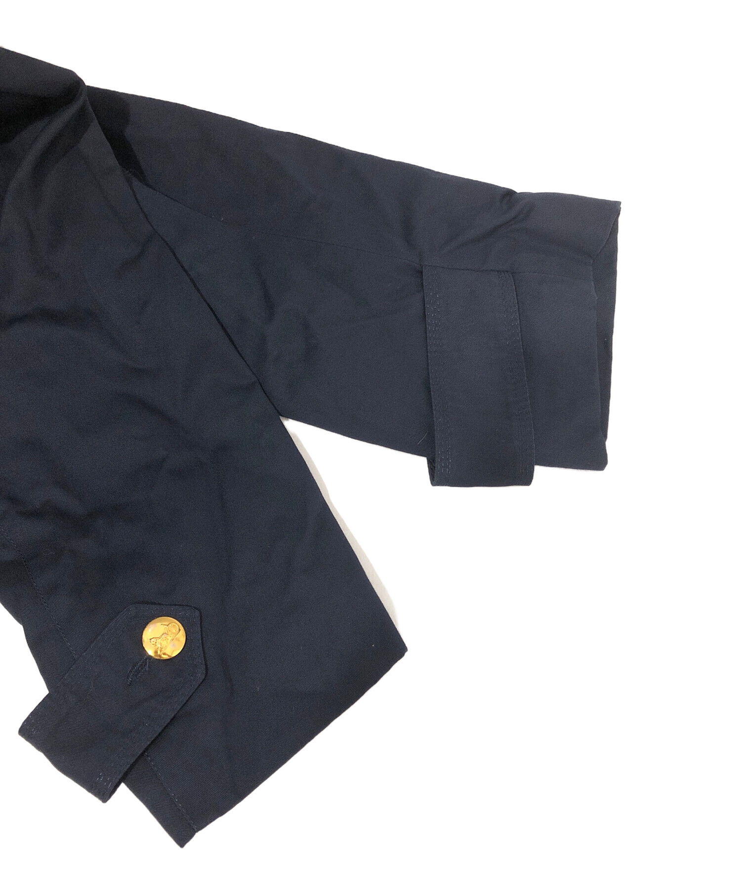 中古・古着通販】CELINE (セリーヌ) 金釦トレンチコート ネイビー