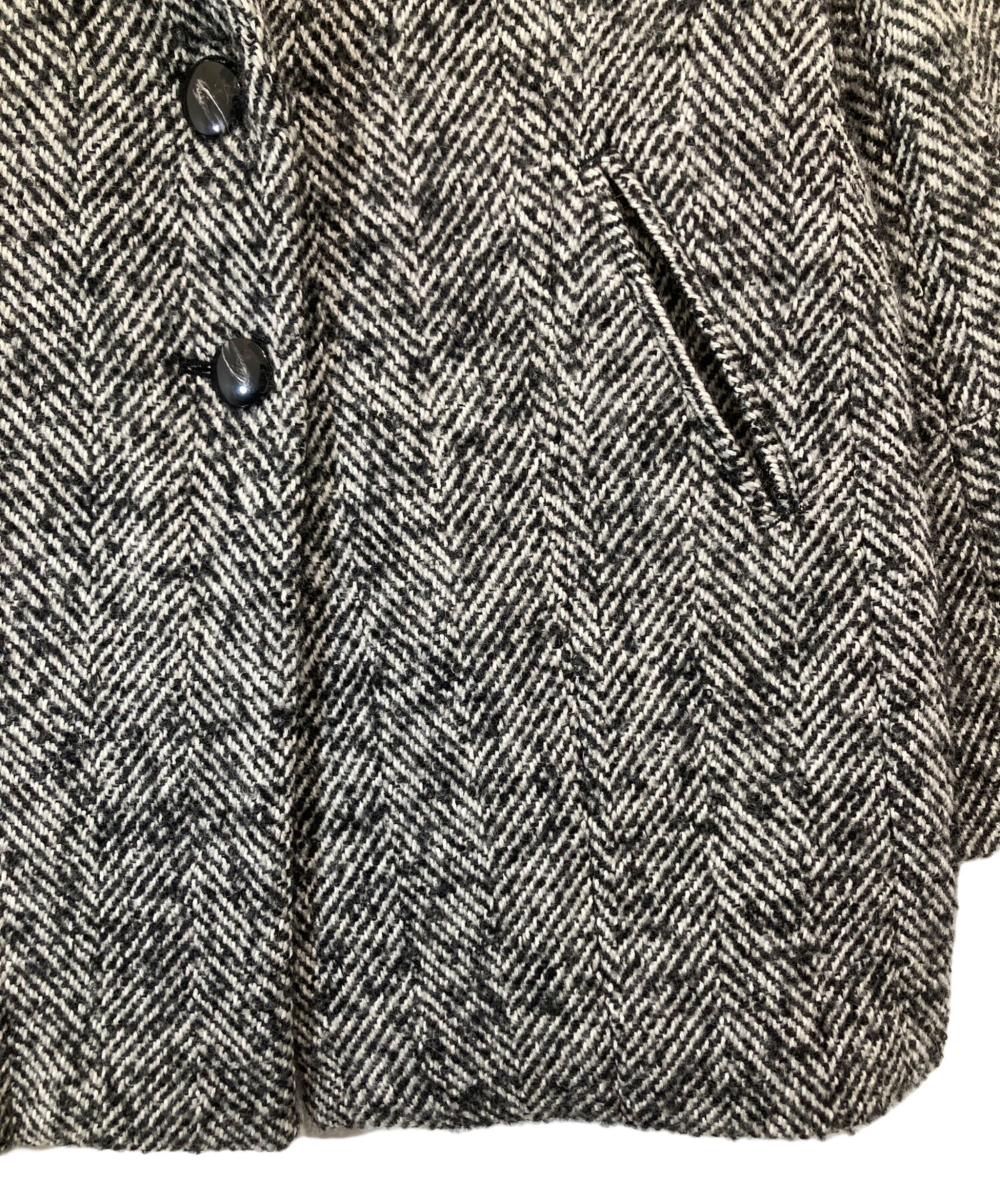 中古・古着通販】sheller (シェリエ) ヘリンボーンオーバーサイズ