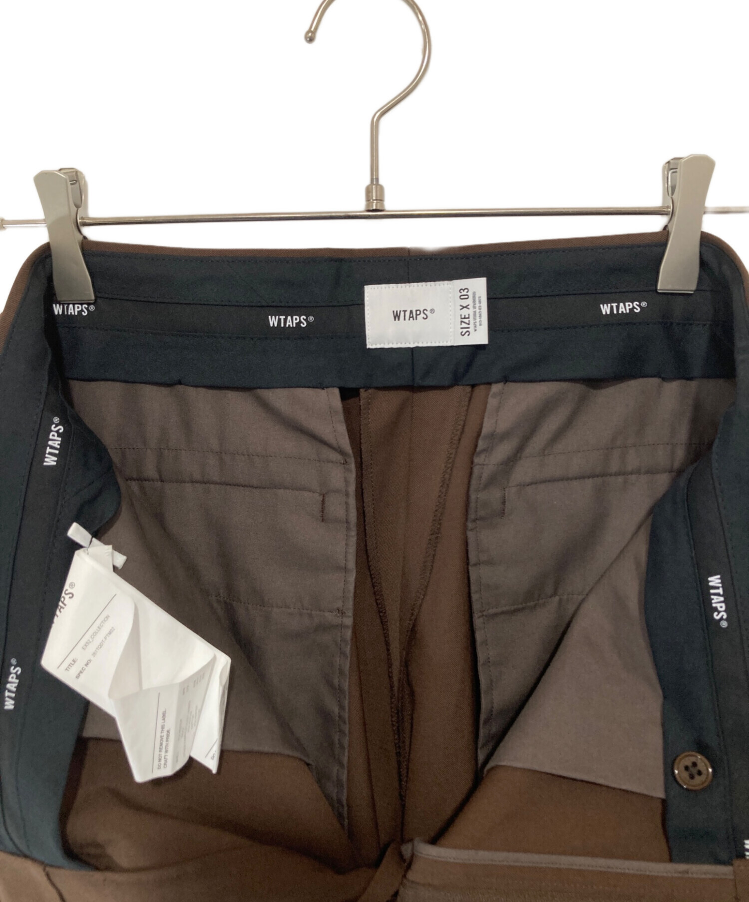 中古・古着通販】WTAPS (ダブルタップス) WOPL． TWILLスラックス