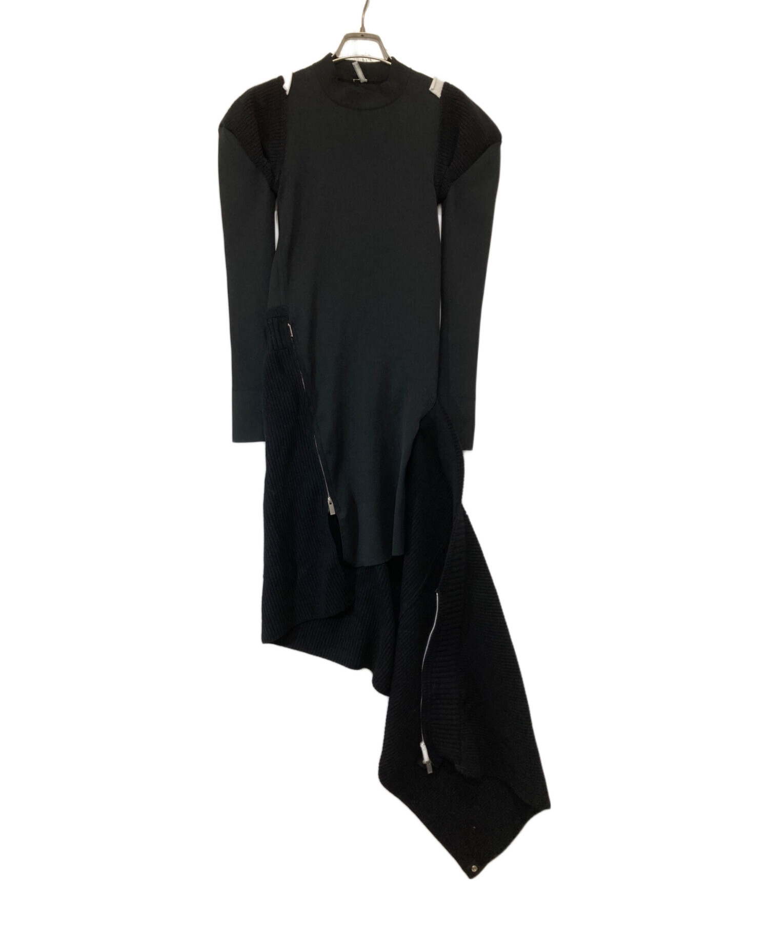 中古・古着通販】sacai (サカイ) 23AW アシメトリー ニットワンピース