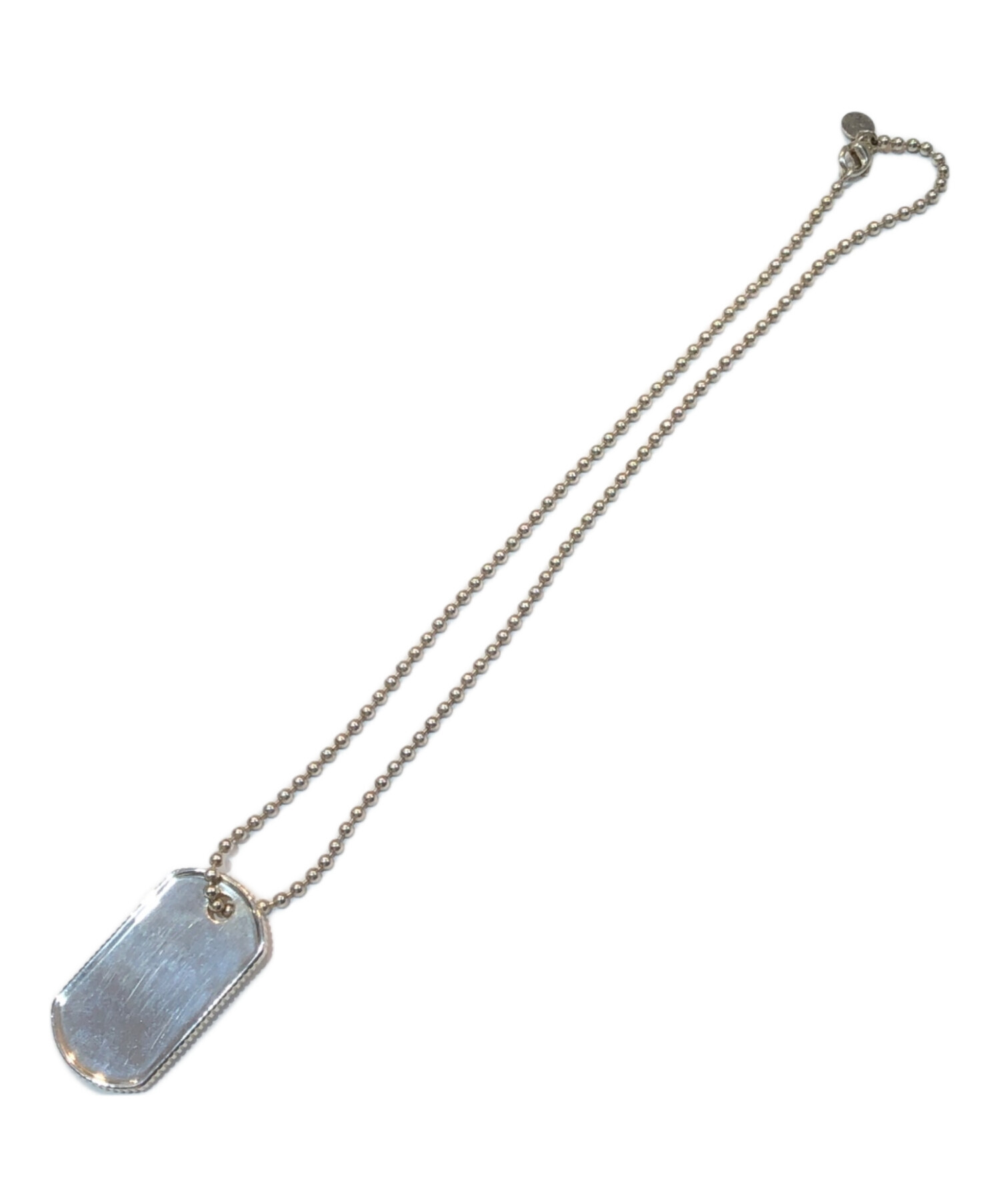 中古・古着通販】Tiffany & Co. (ティファニー) ドッグタグ ネックレス