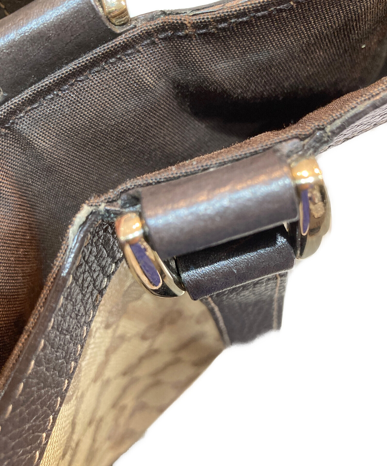 中古・古着通販】GUCCI (グッチ) アビーライン GGクリスタルトート