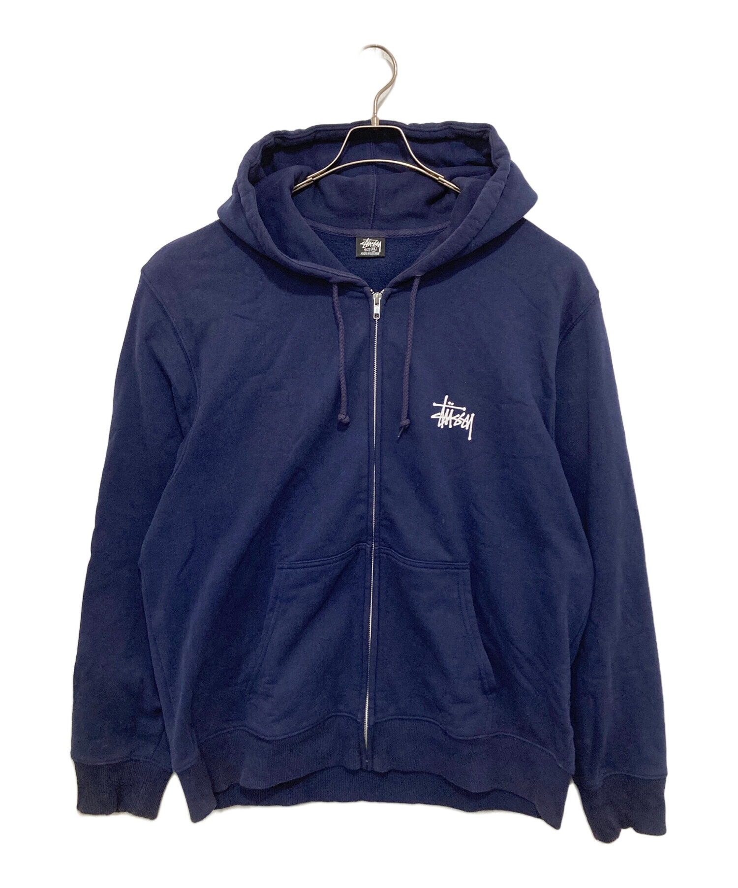 中古・古着通販】stussy (ステューシー) BASIC STUSSYZIP HOODIE