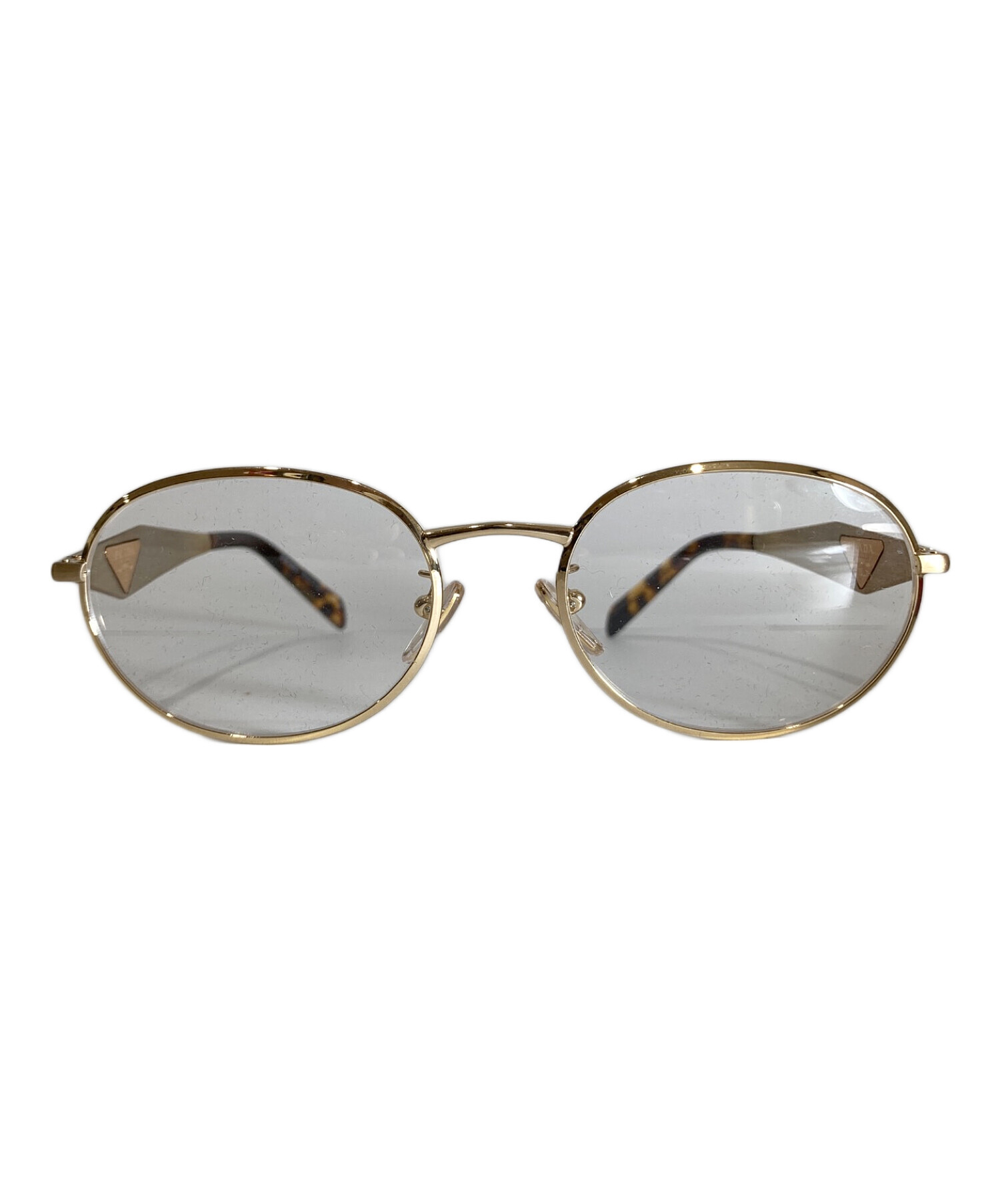 中古・古着通販】PRADA (プラダ) METAL OVAL OPTICA; GLASSES メタル