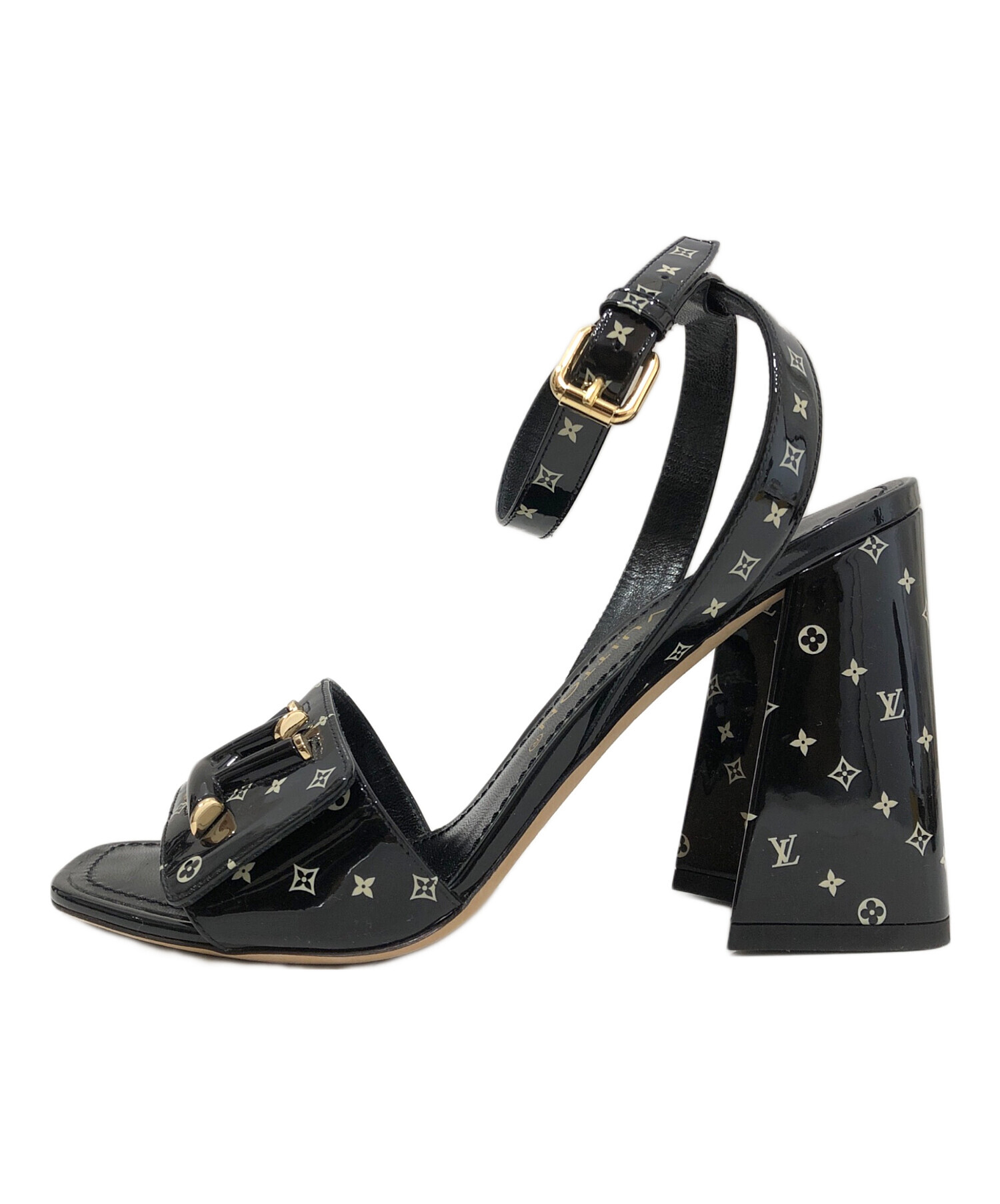 中古・古着通販】LOUIS VUITTON (ルイ ヴィトン) パテント LVロゴ