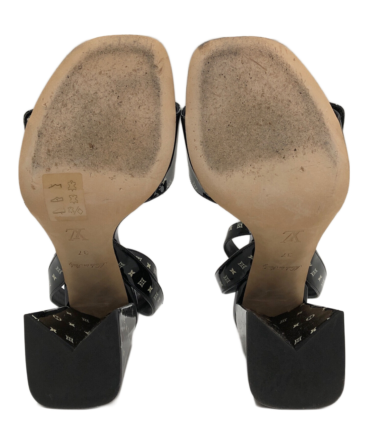 中古・古着通販】LOUIS VUITTON (ルイ ヴィトン) パテント LVロゴ