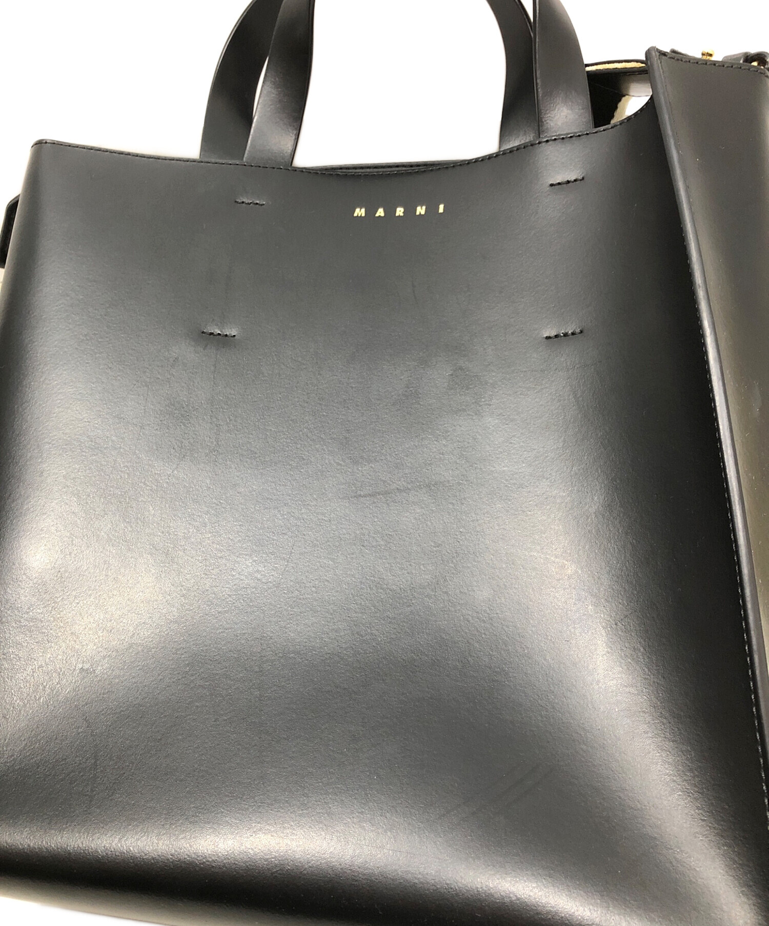 中古・古着通販】MARNI (マルニ) 2WAYバッグ ブラック｜ブランド・古着