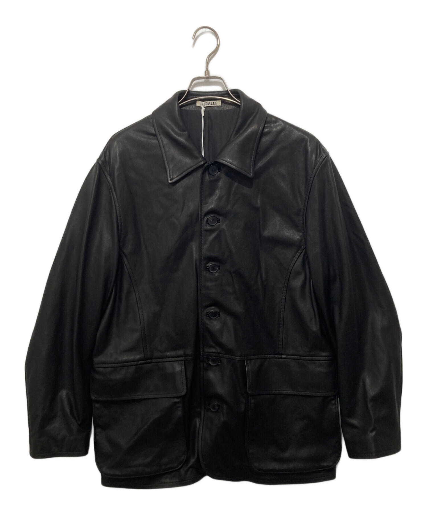 中古・古着通販】AURALEE (オーラリー) TEXTURED LAMB LEATHER BLOUSON