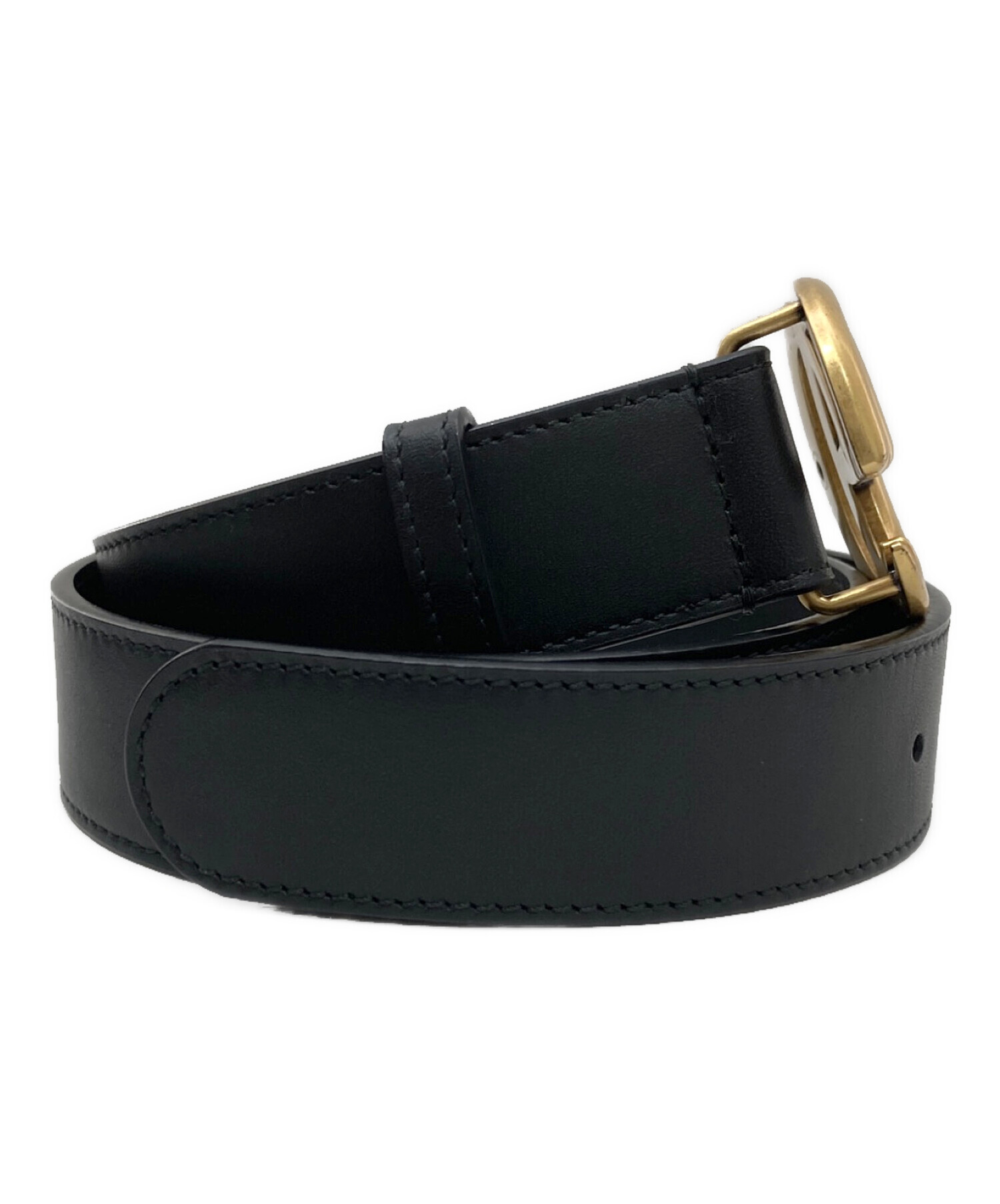 中古・古着通販】GUCCI (グッチ) GGマーモント ロゴバックルベルト