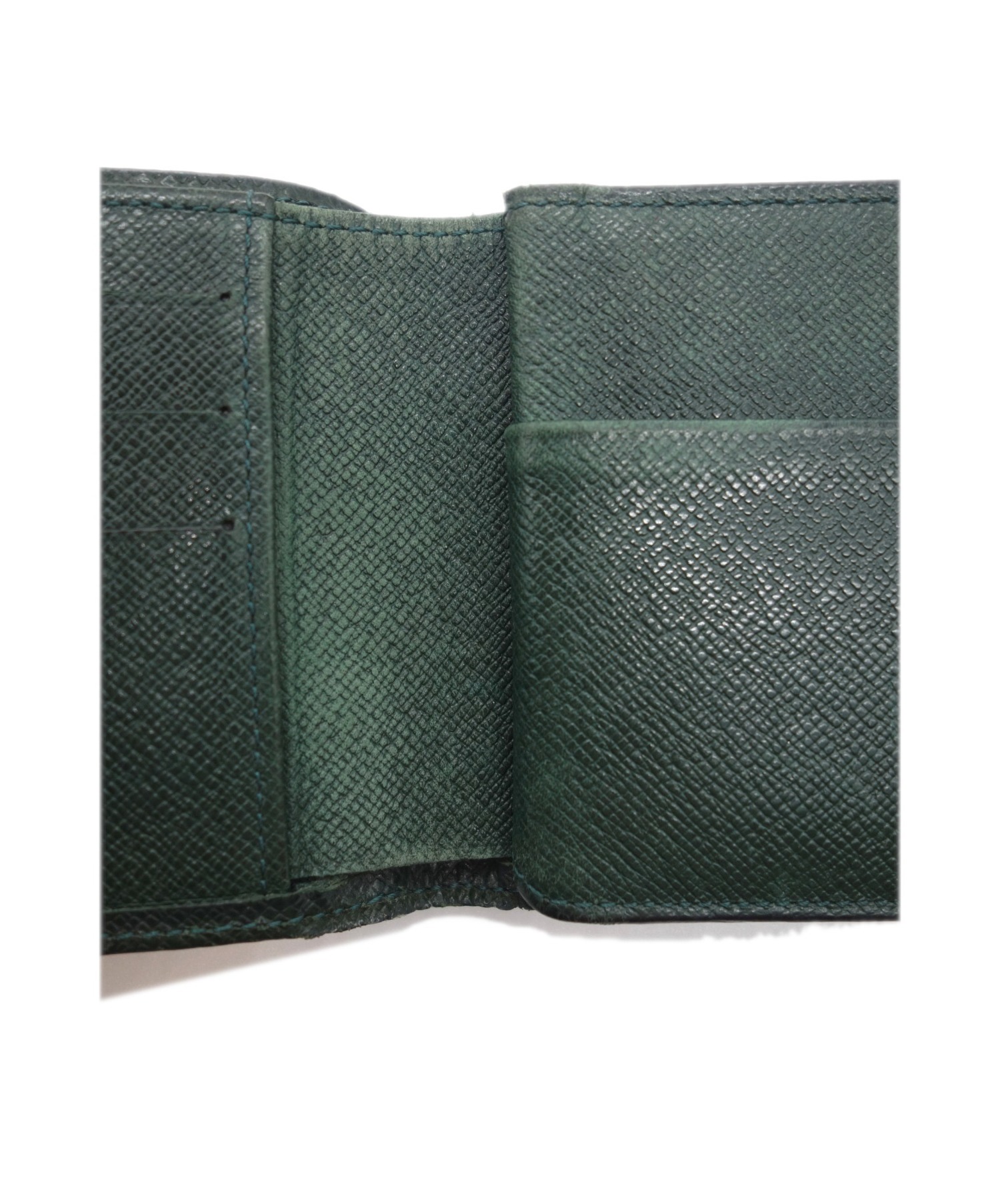 中古・古着通販】LOUIS VUITTON (ルイヴィトン) 2つ折り財布 オリーブ 