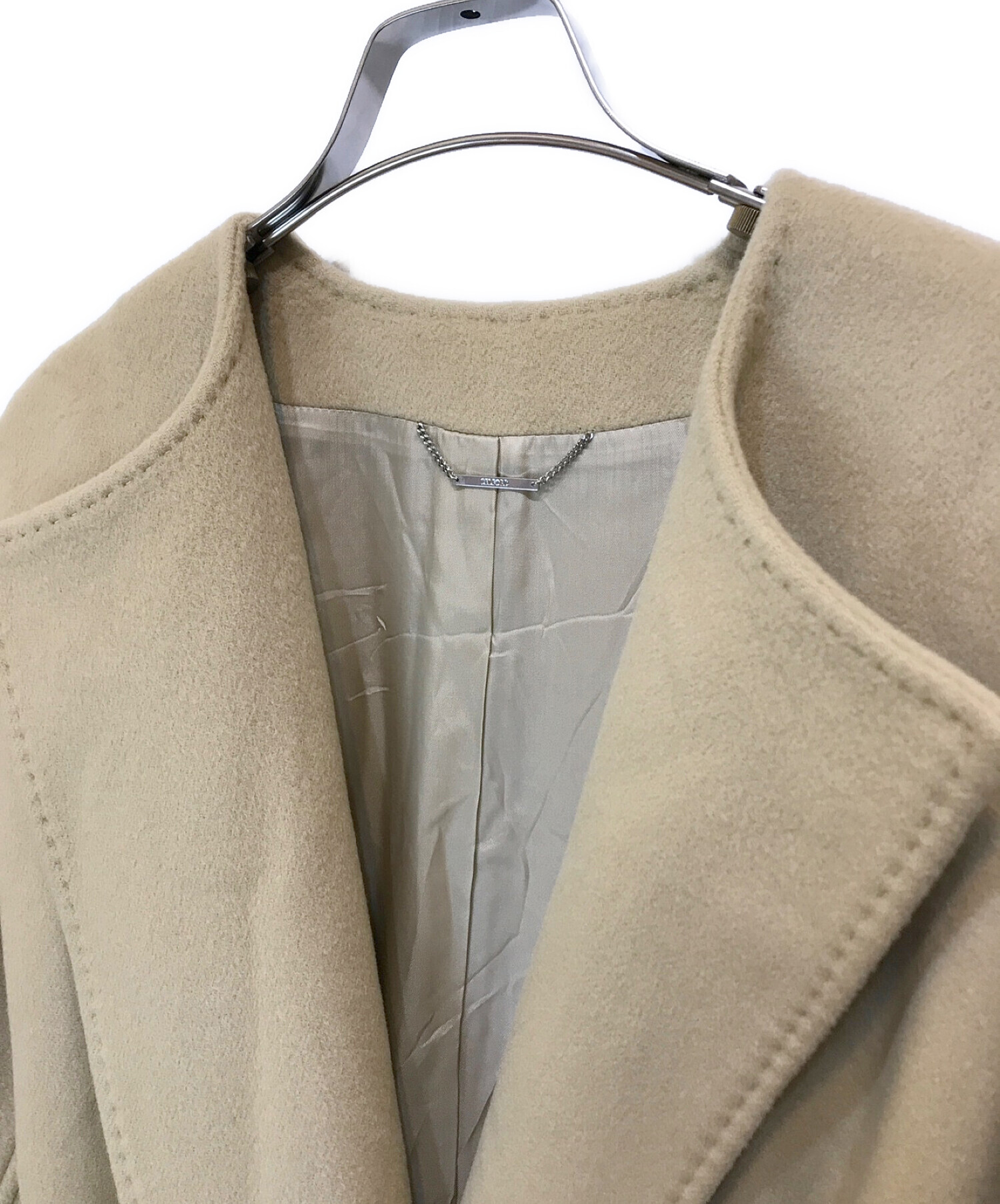 中古・古着通販】CELFORD (セルフォード) カシミヤノーカラーコート