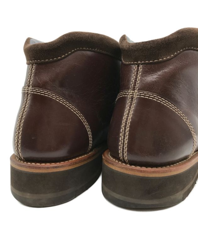 フラットヘッド ステアハイド モカシンブーツ ブラウン 中古・古着通販】FLAT HEAD (フラット ヘッド) ステアハイド モカシン