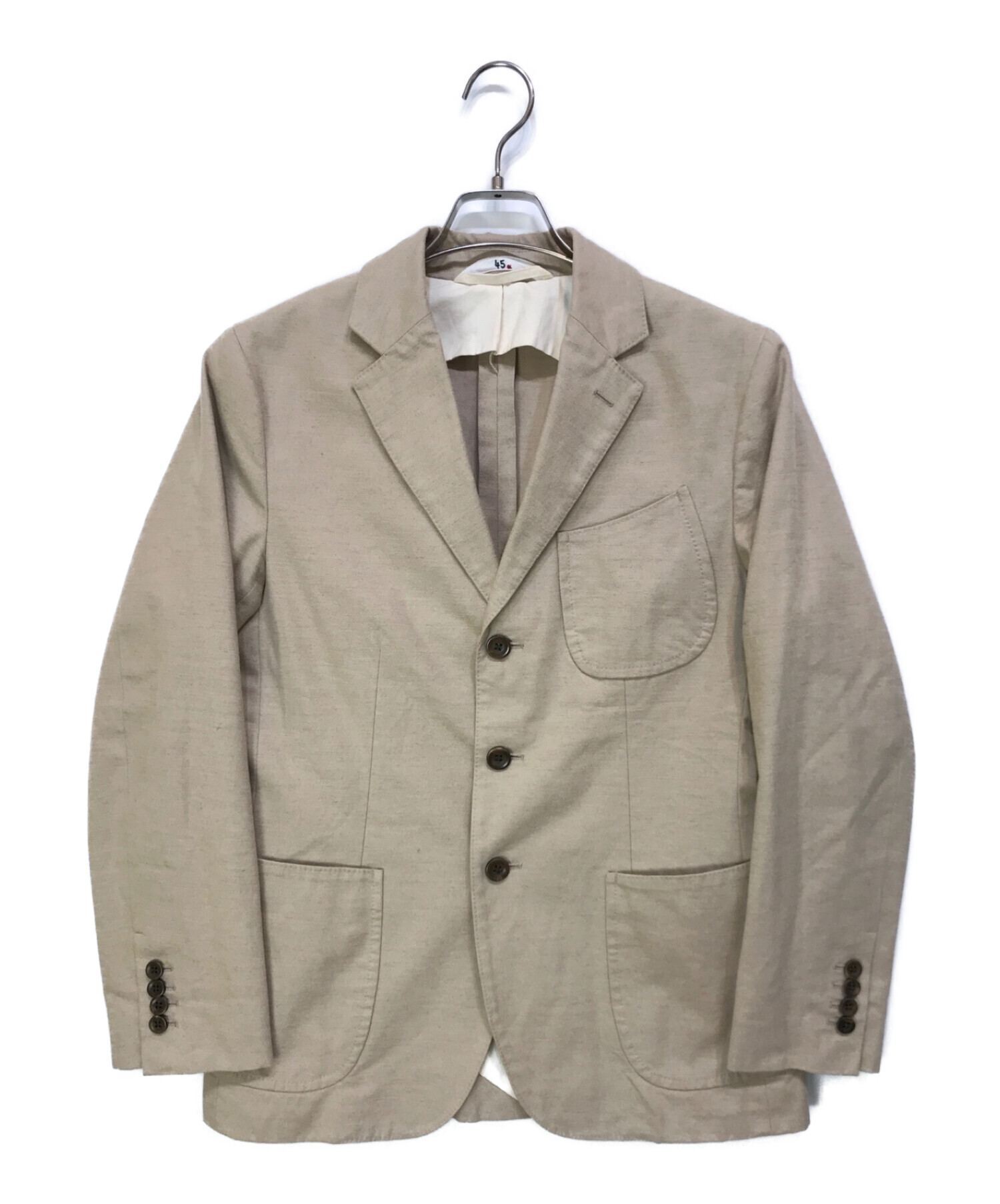 45r コットンジャケット ベージュ サイズ2 Garments ベージュ