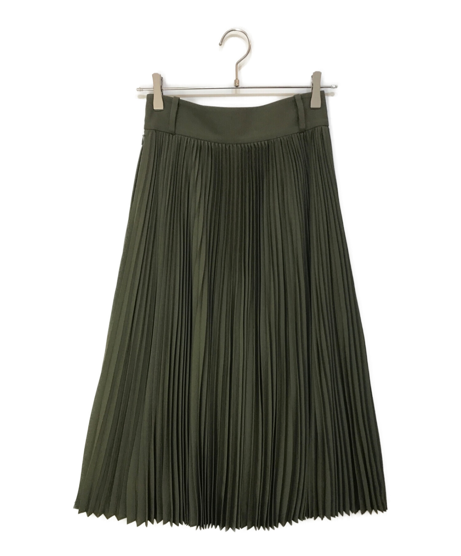 中古・古着通販】HYKE (ハイク) 18AW プリーツ スカート グリーン