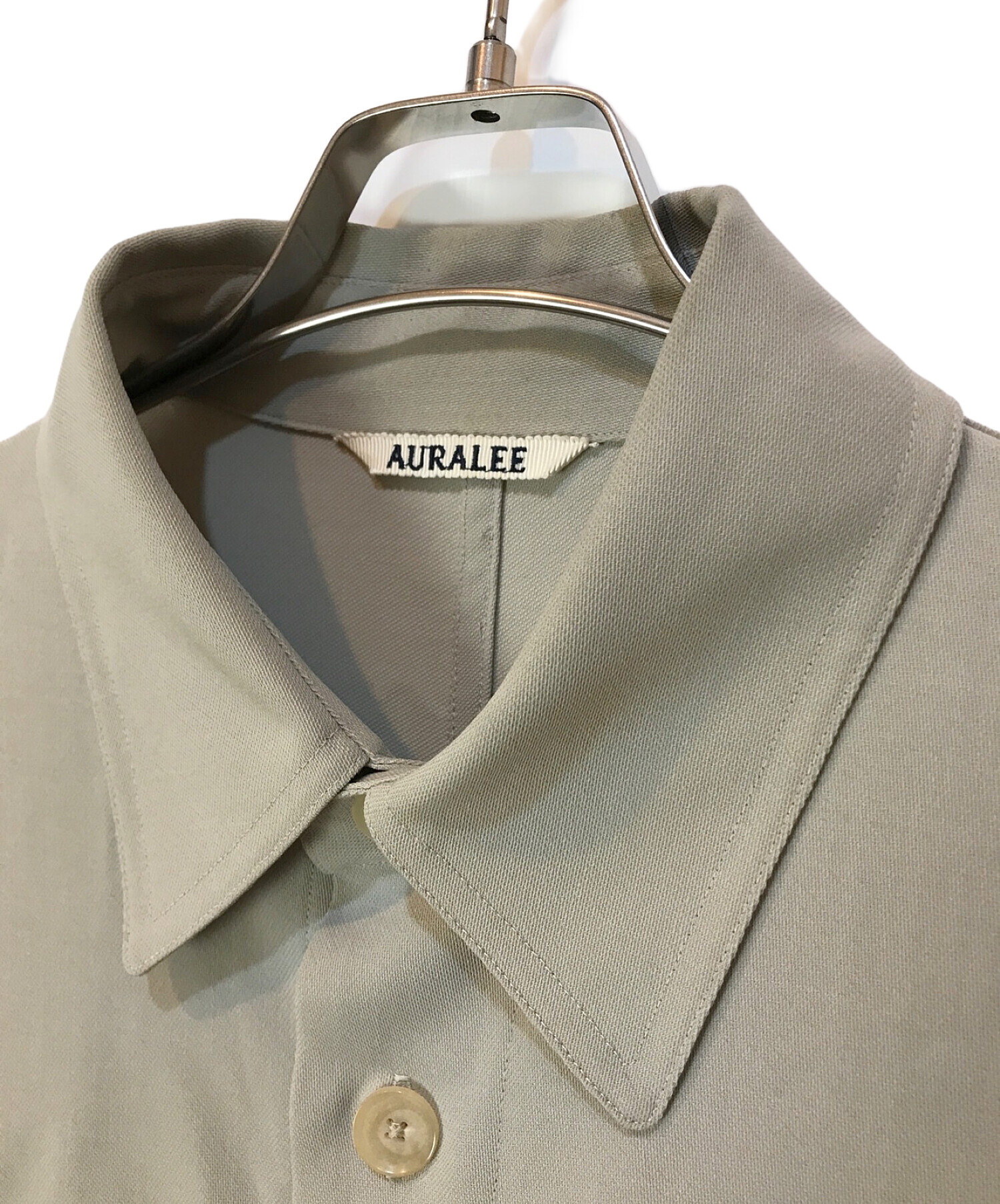 中古・古着通販】AURALEE (オーラリー) HARD TWIST WOOL DOBBY SHIRTS