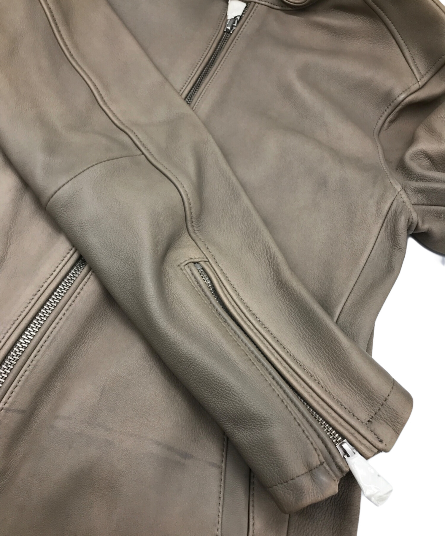 中古・古着通販】HARE (ハレ) レザーシングルライダースジャケット