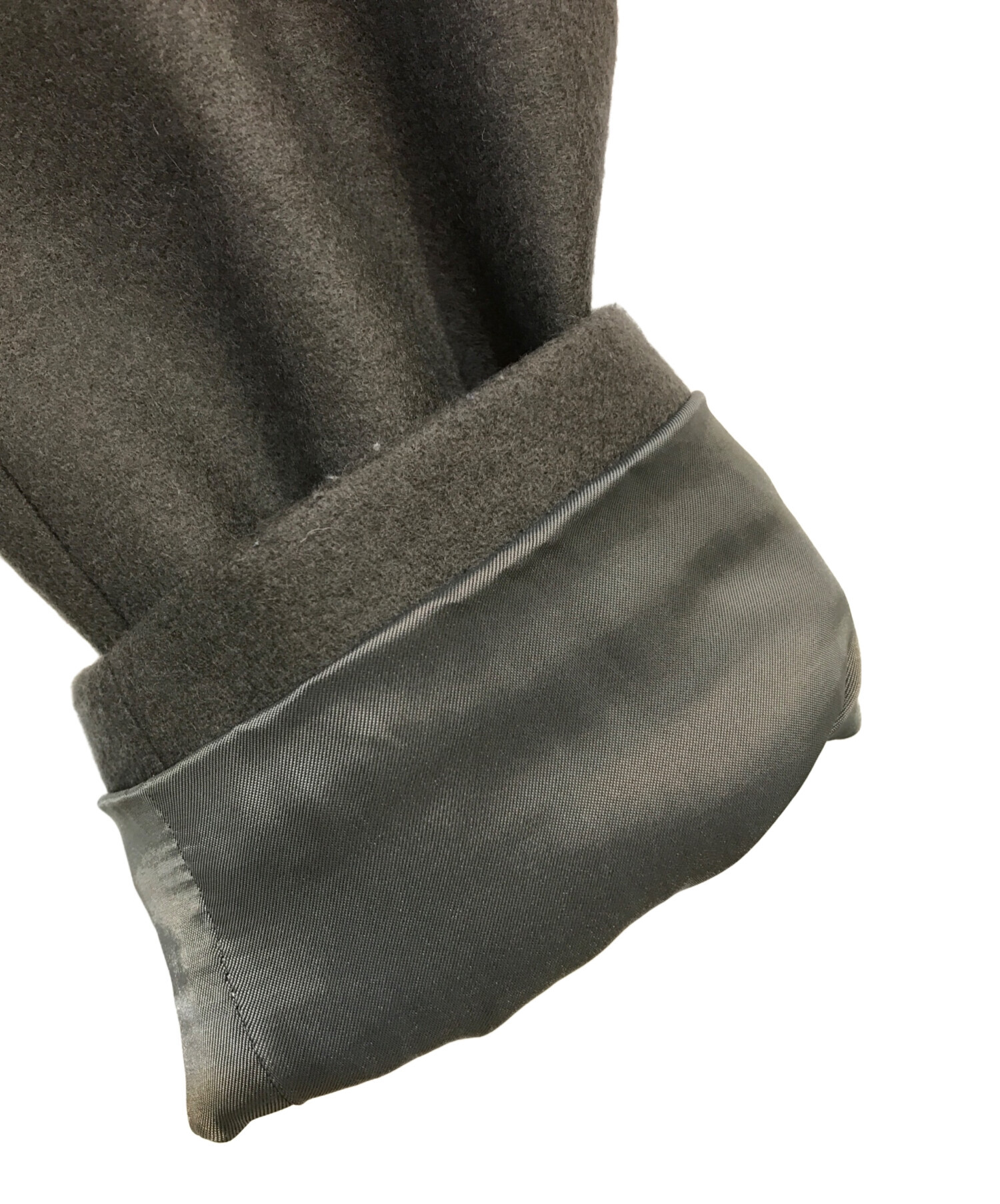 23年製 美品 パブリックトウキョウ S140メルトンダブルチェスターコート 2 23年製 美品 パブリックトウキョウ S140メルトンダブル