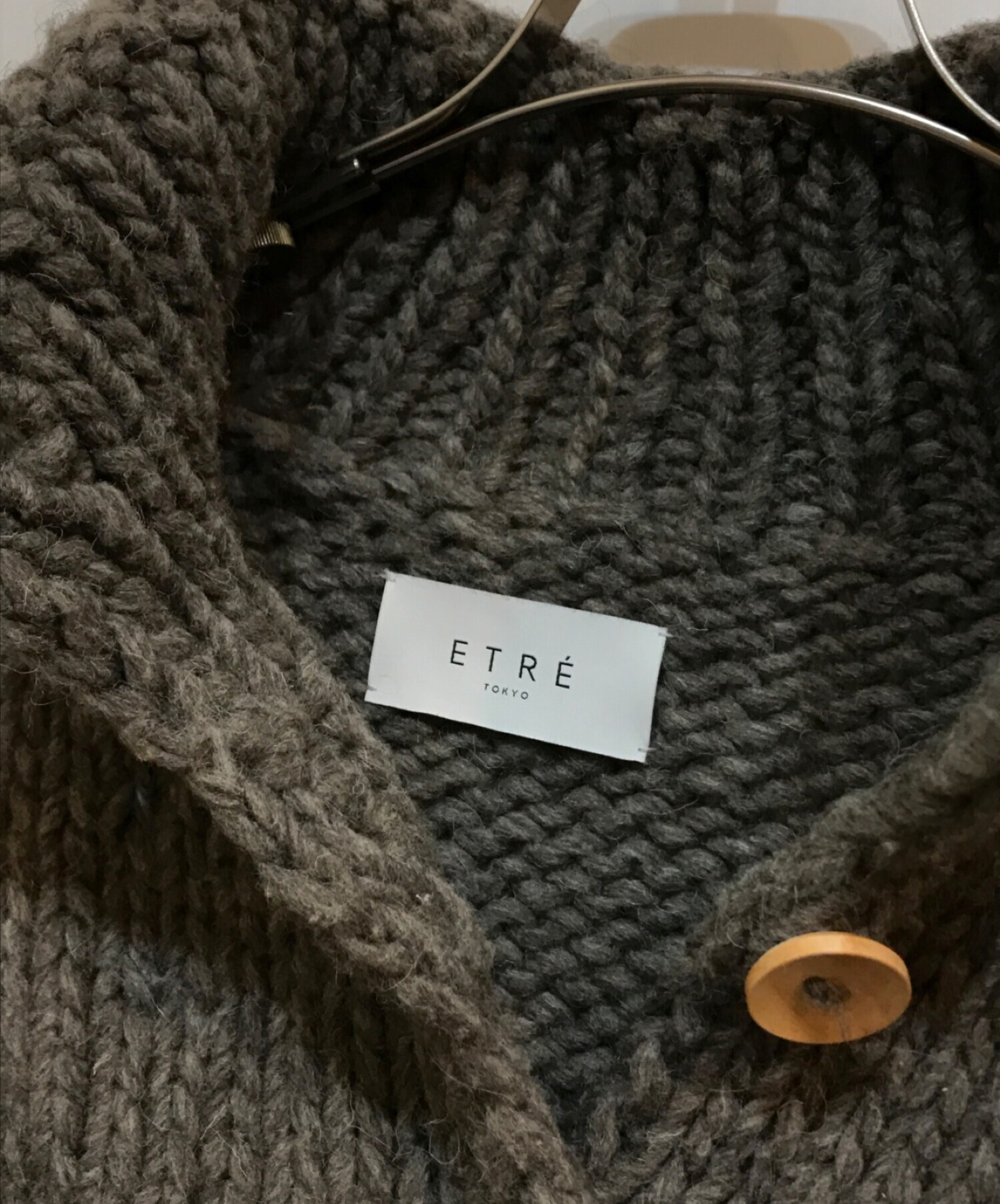 エトレトウキョウ ニットカーディガン ETRÉ TOKYO/スタンドネック